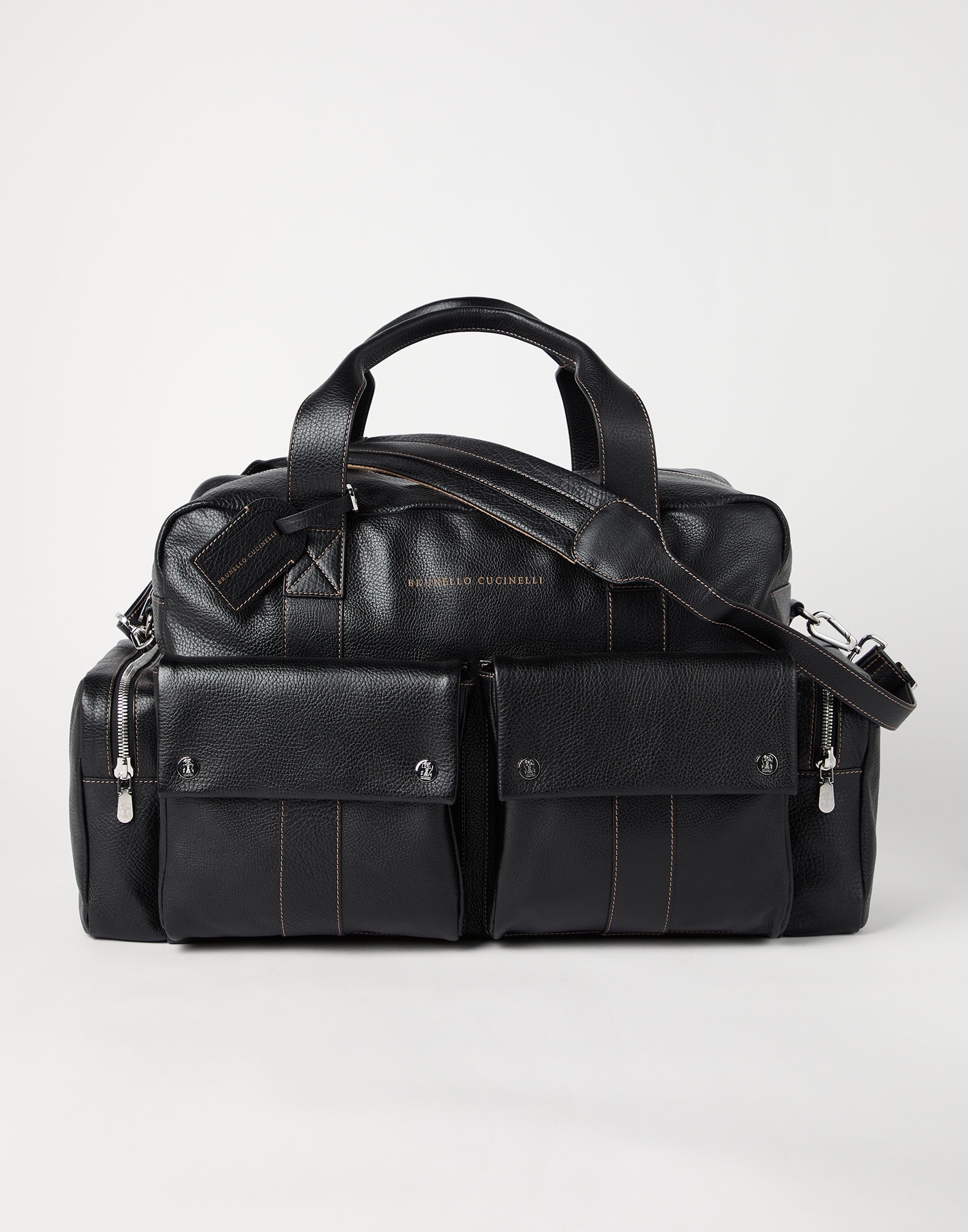 Grained calfskin leisure bag - 1