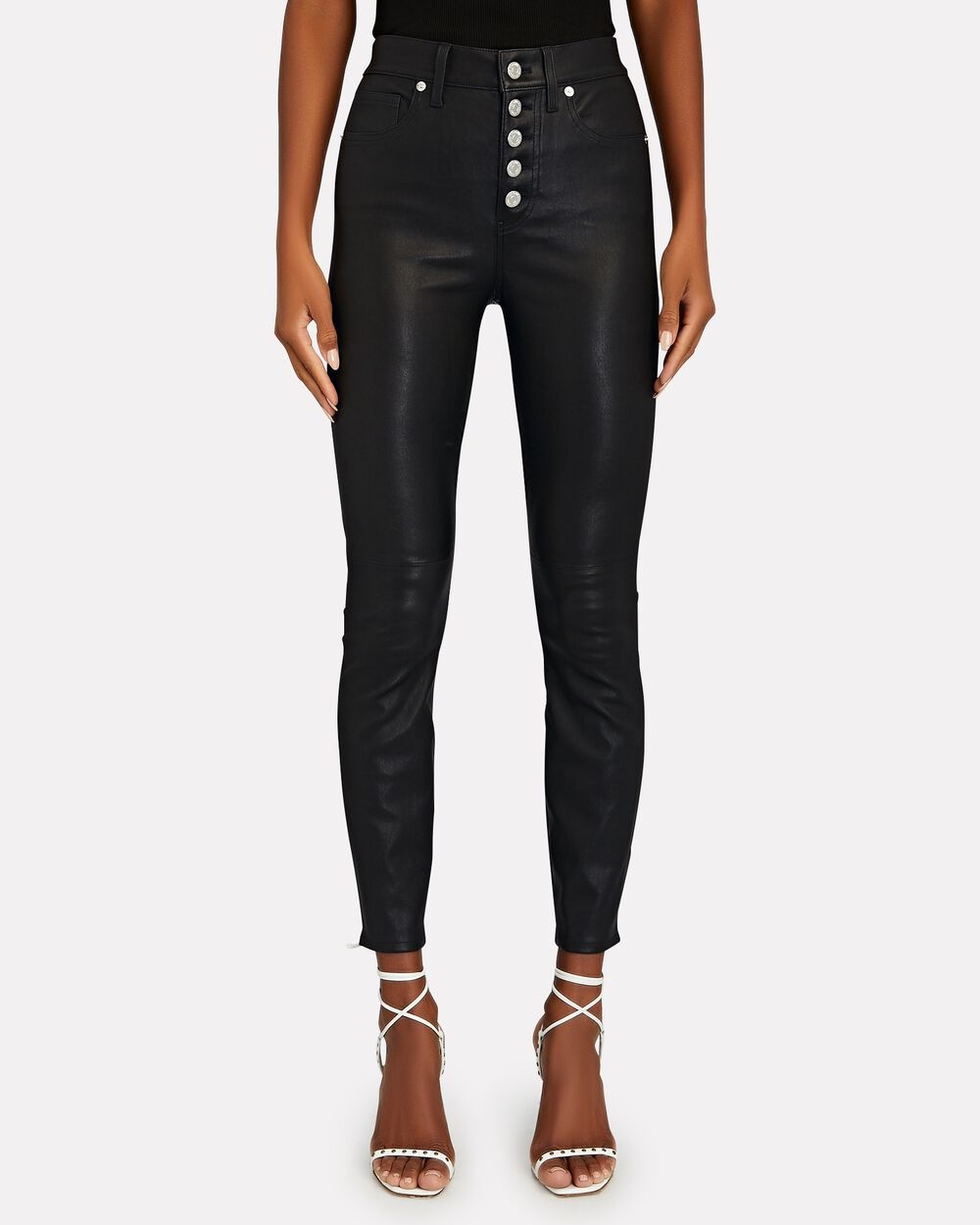Debbie Leather Skinny Pants - 3
