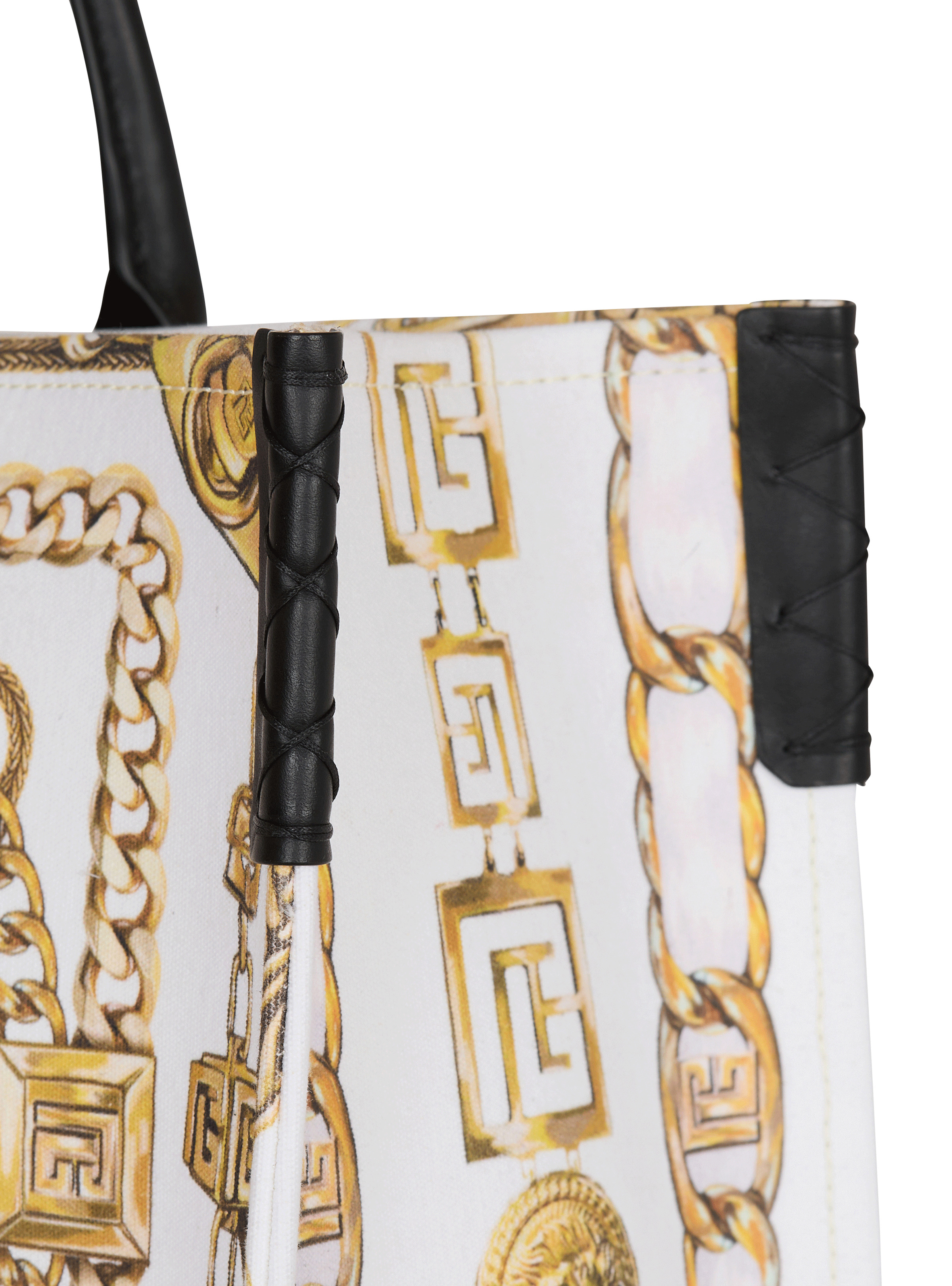 B-Army Medium tote bag in printed canvas - 5