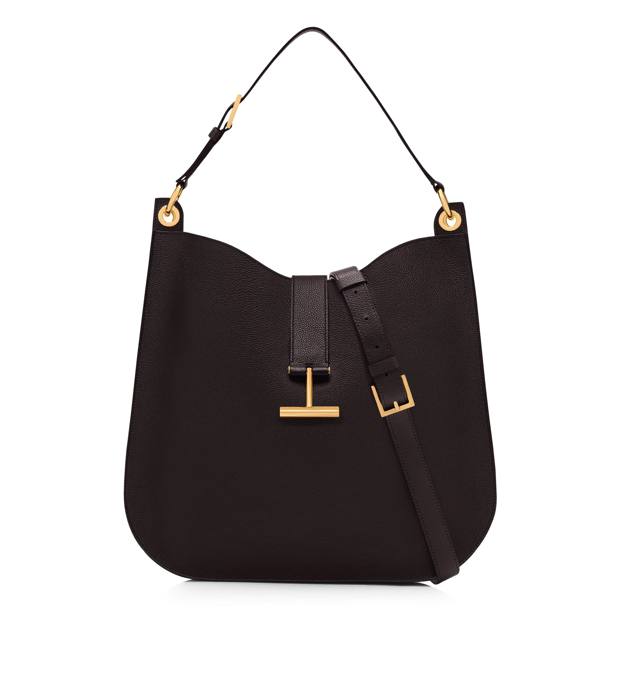 GRAIN LEATHER TARA LARGE CROSSBODY - 1