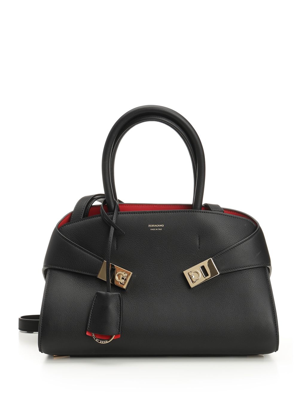 Hug Small Top Handle Bag Handbags Black - 1