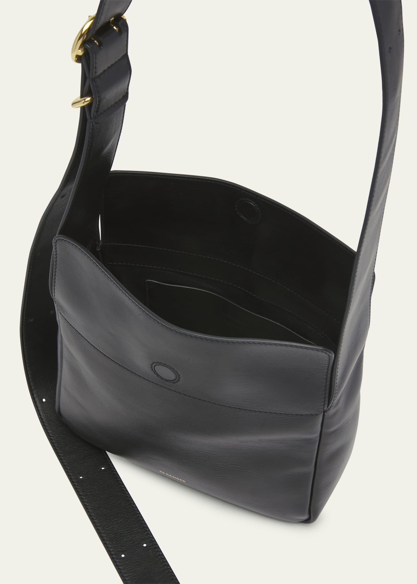 XS Fold-Over Flap Leather Shoulder Bag - 3