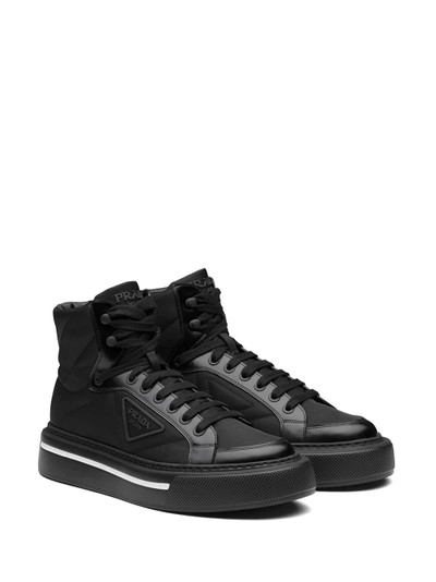 Prada Macro brushed sneakers outlook