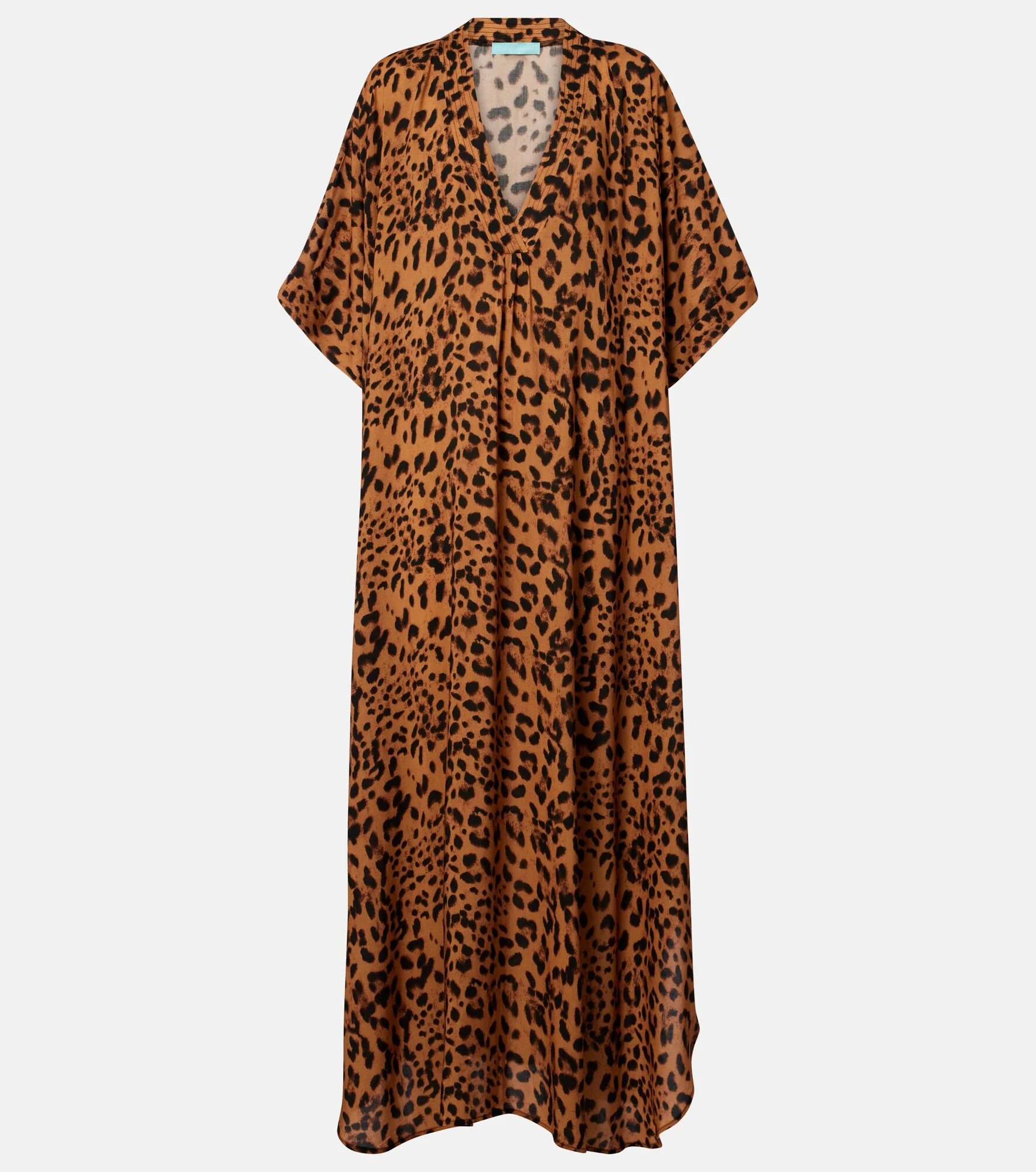 Vanessa leopard-print kaftan - 1