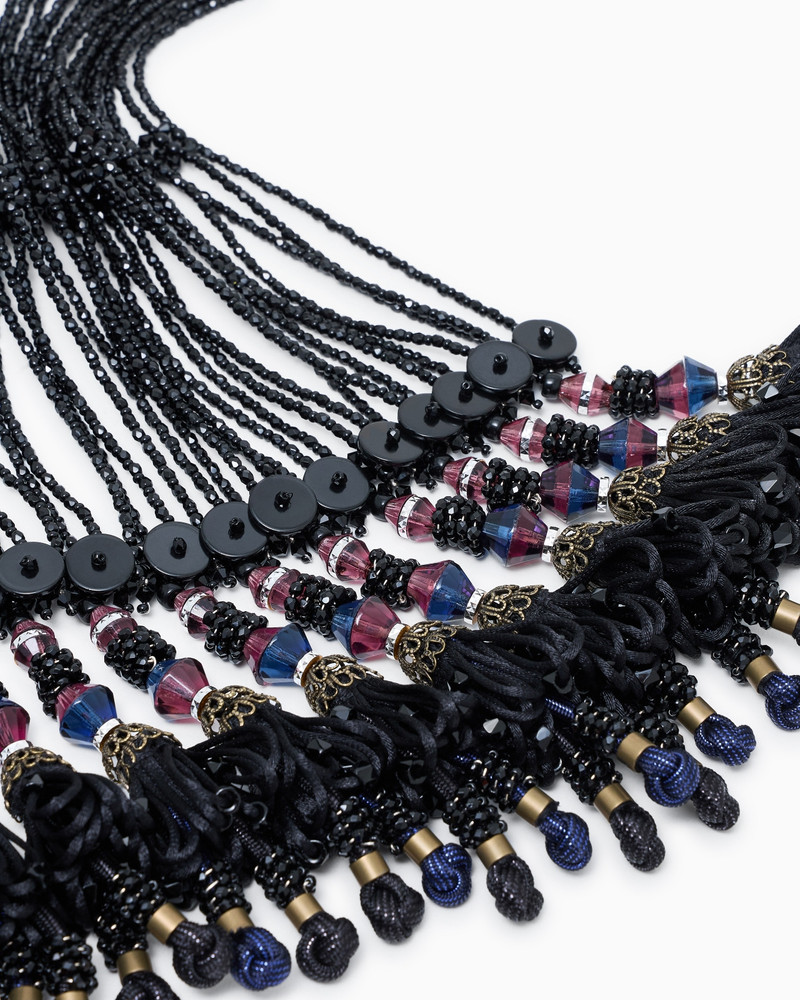 GIORGIO ARMANI LONG NECKLACE WITH FRINGES outlook