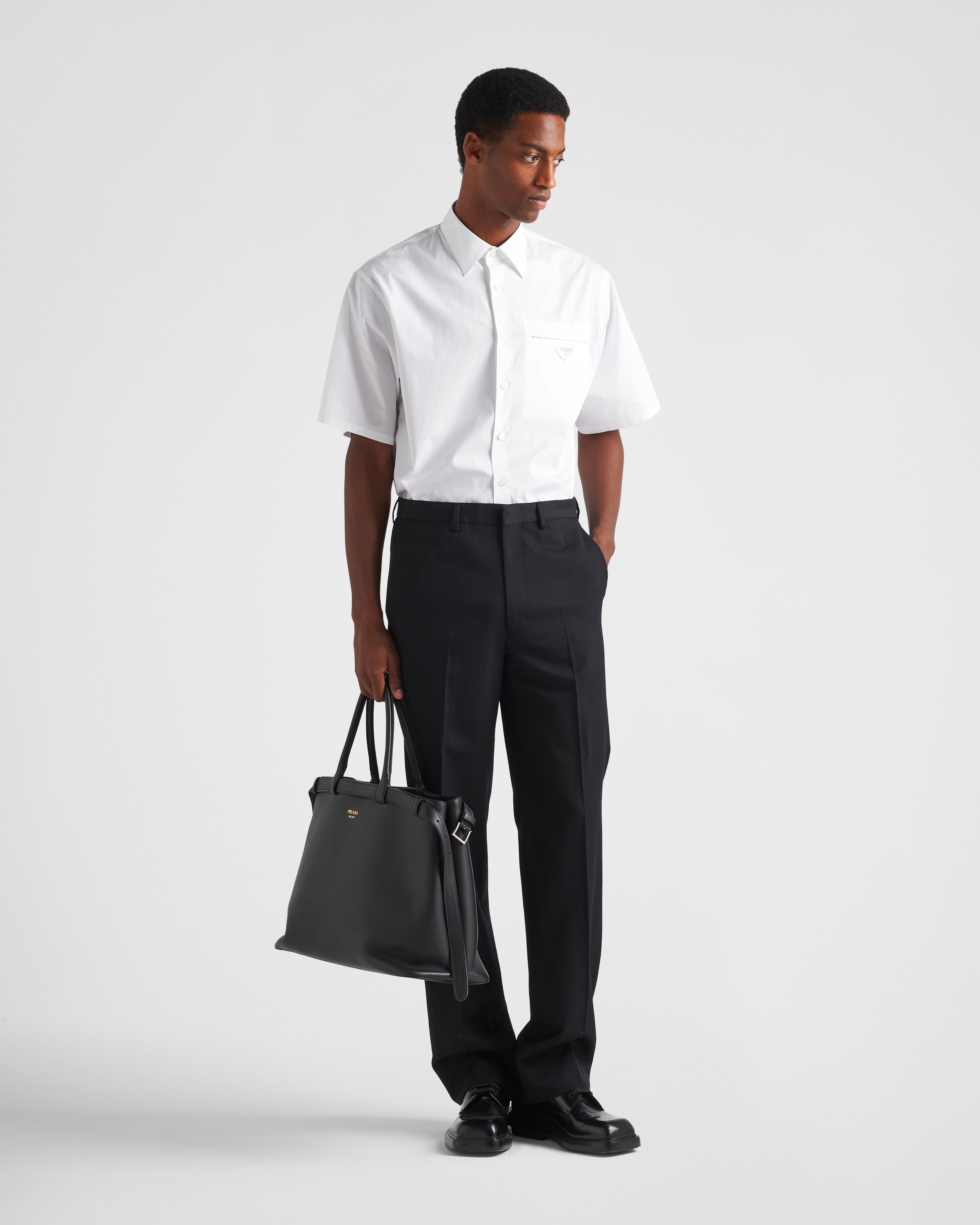 Short-sleeved cotton shirt - 2