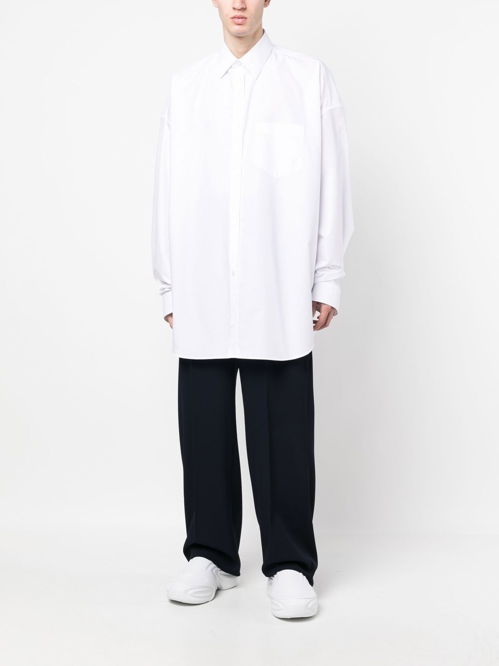 large-fit tailored trousers - 2