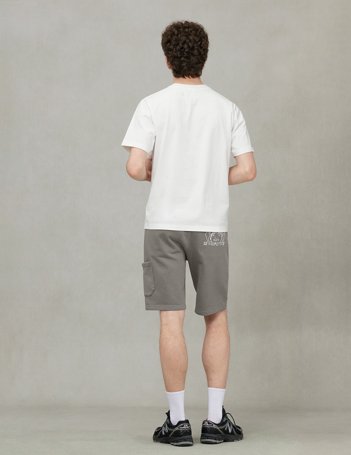 Godhead Print Relax Fit Sweat Shorts - 4