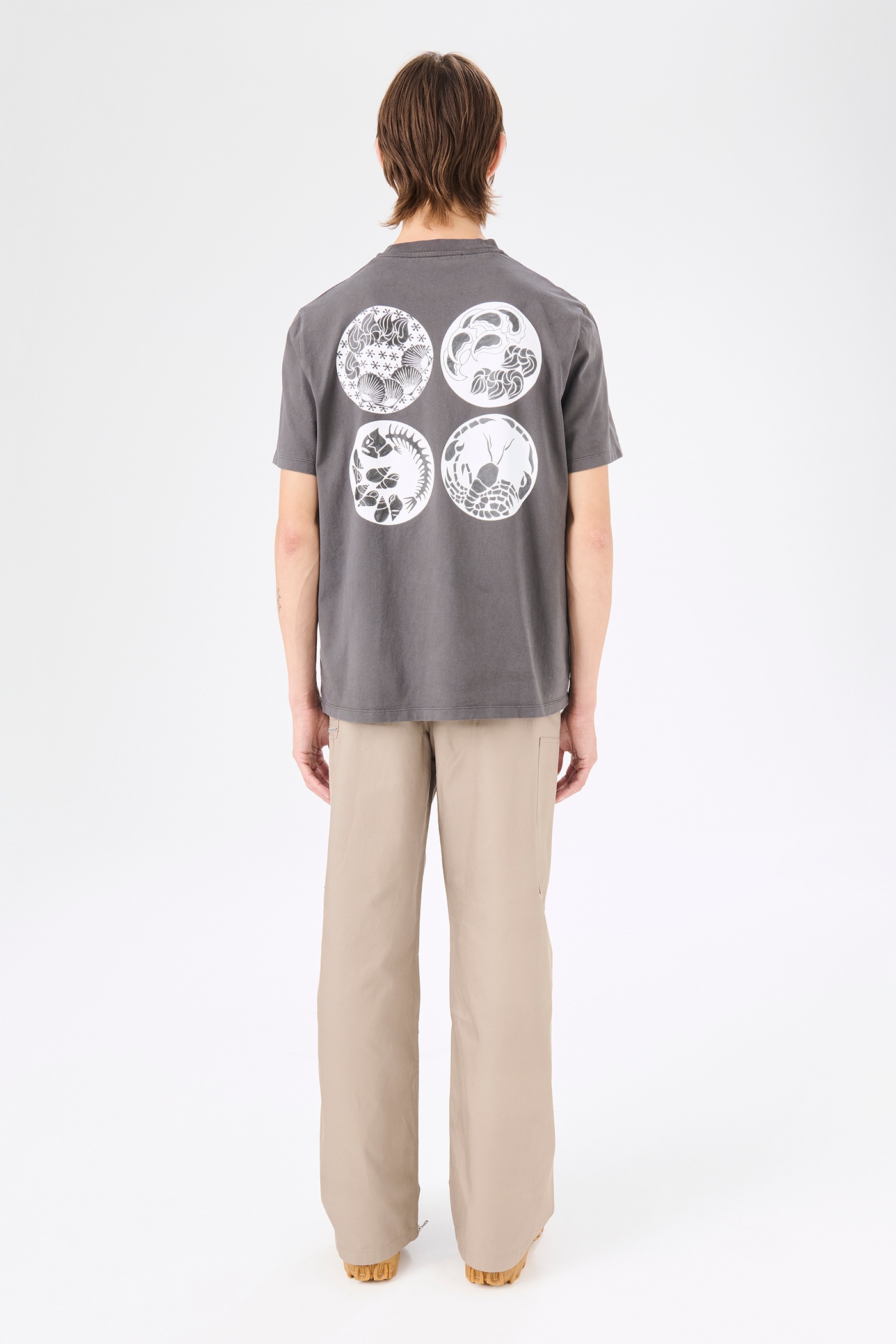 Box T-Shirt Black Plates Print - 5