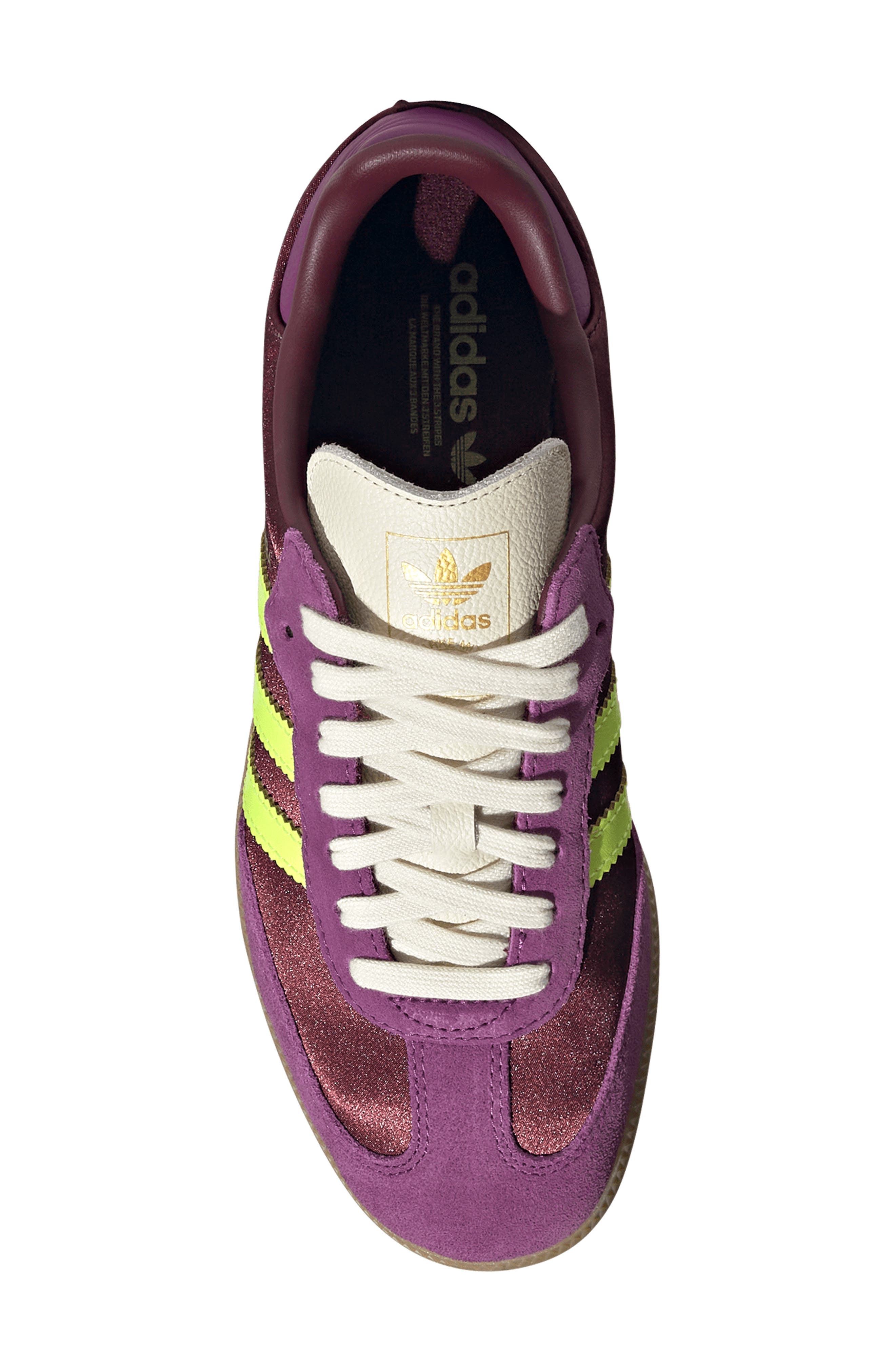 adidas Samba OG Sneaker in Maroon/Rich Mauve/Gum at Nordstrom - 4