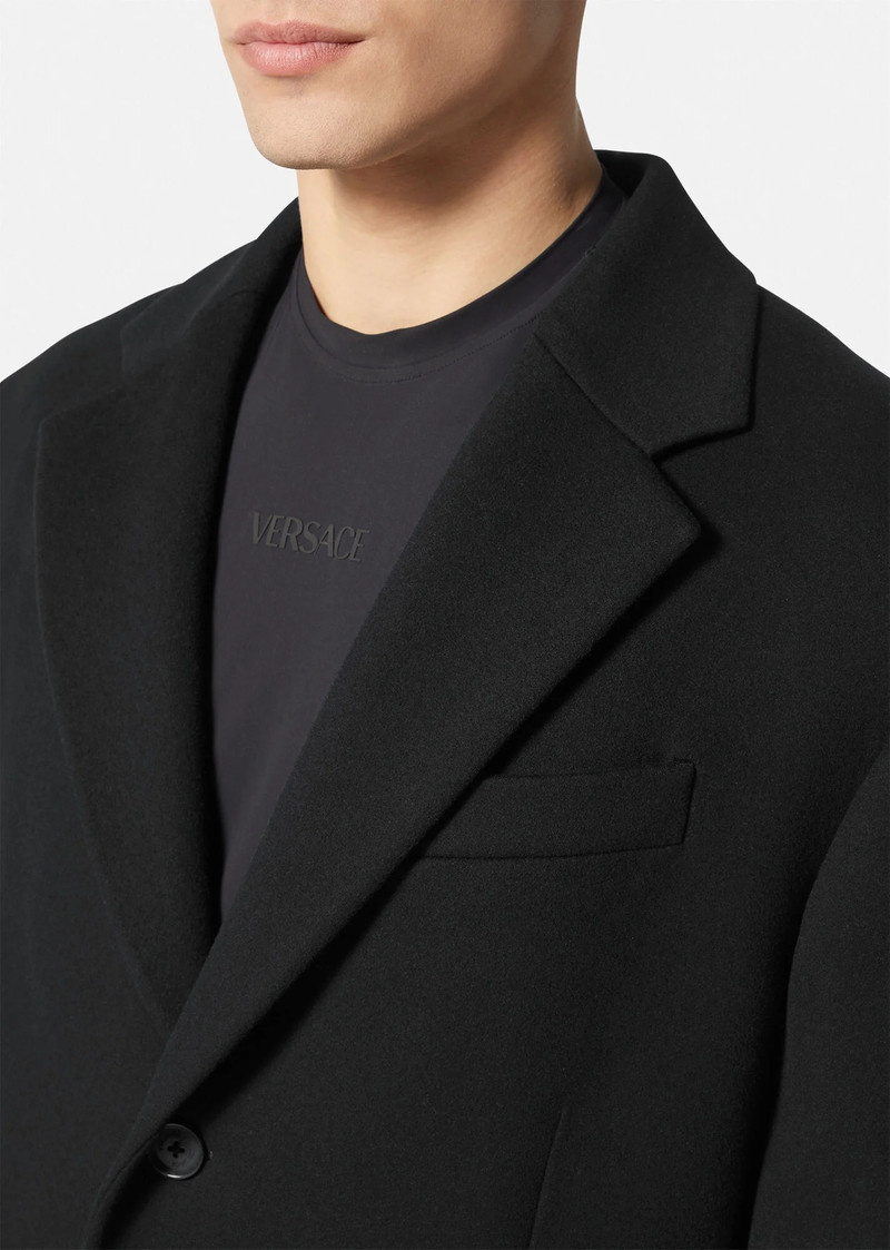 Single-Breasted Wool Coat 5