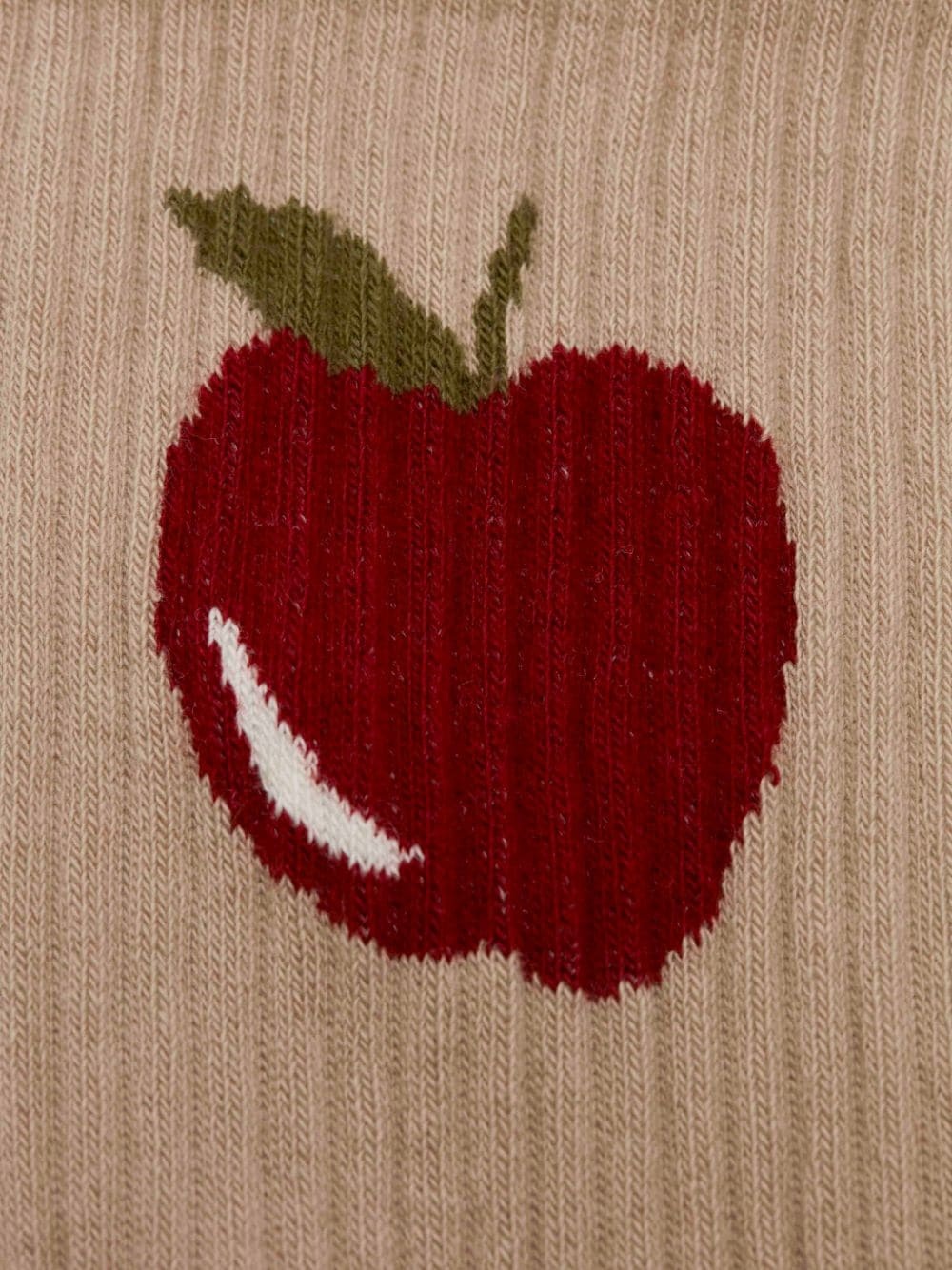SHORT SOCKS WITH APPLE MOTIF - 2
