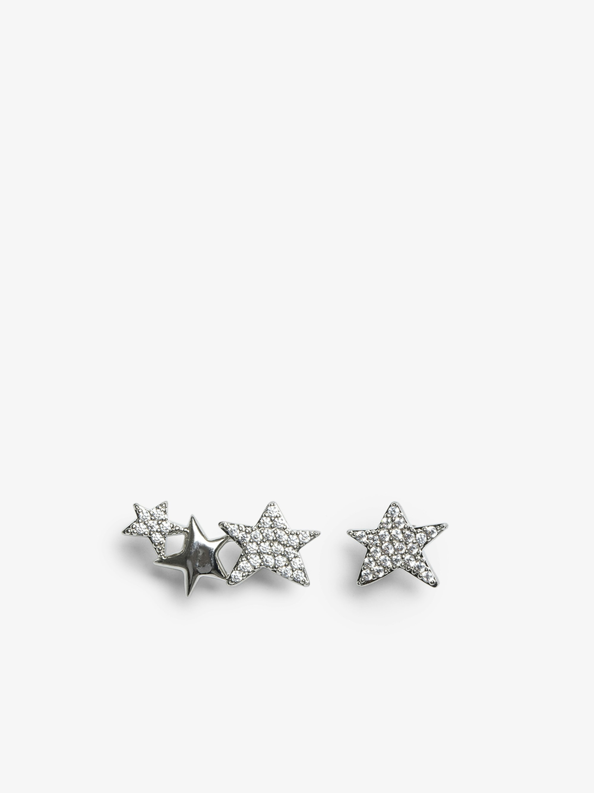 Rock Star Strass Earrings - 2