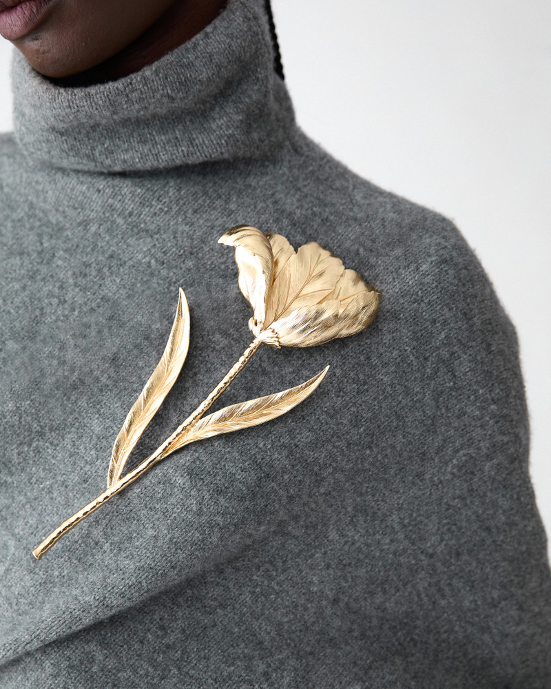 CAROLINA HERRERA Tulip Brooch outlook