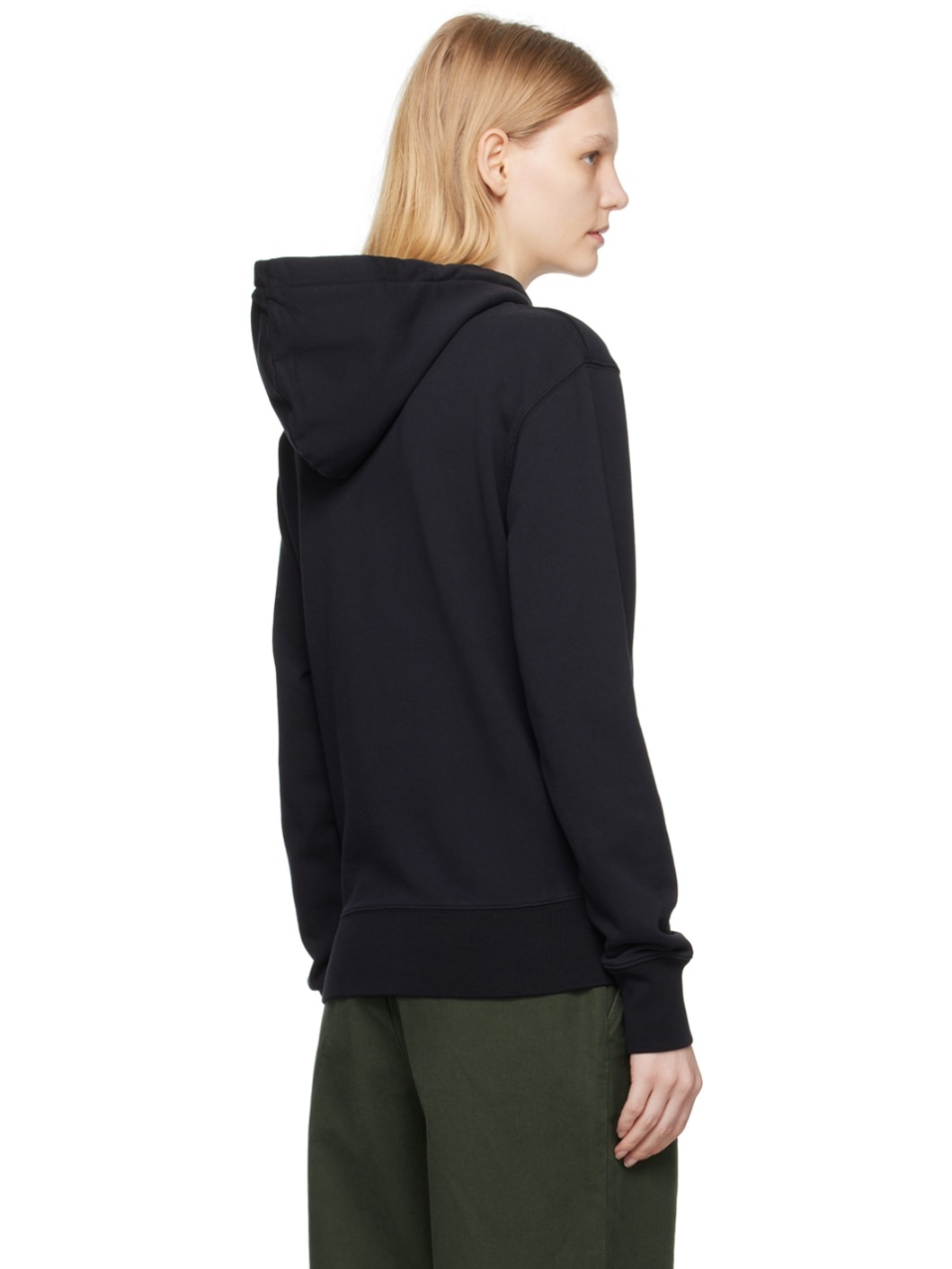 Black Fox Head Hoodie - 3