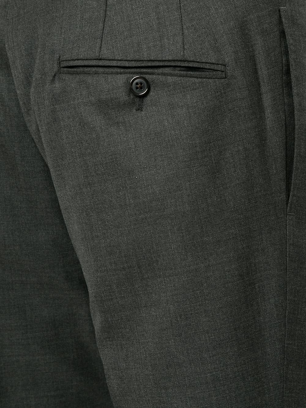 Low Rise Skinny Side Tab Trouser In Super 120’s Twill - 5