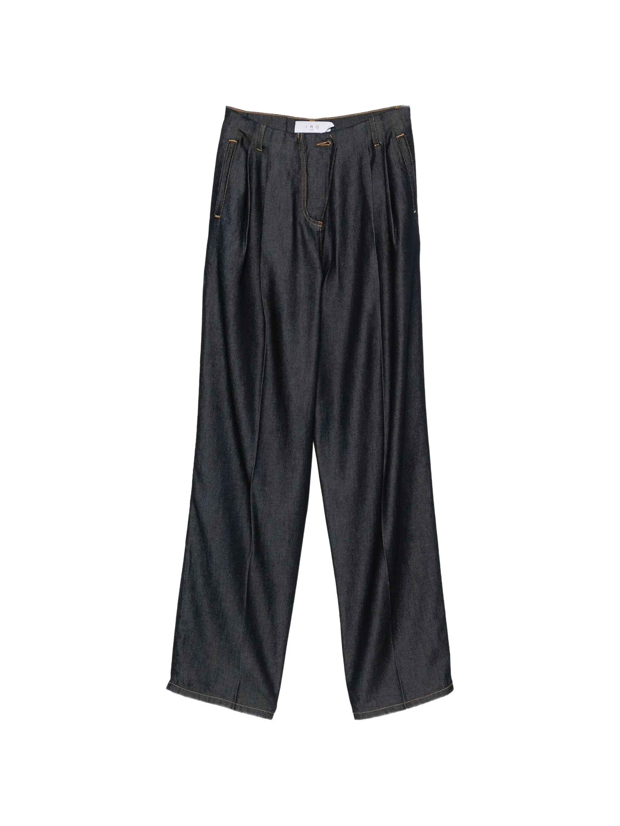 Iro Pleated Wide-leg Jeans - 1