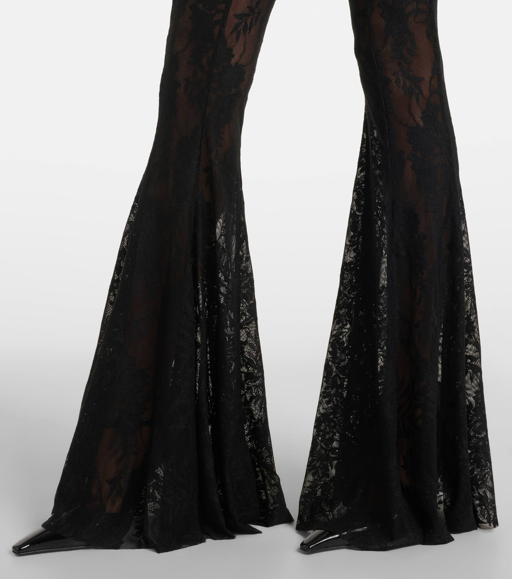 Lace flared jumpsuit - 6