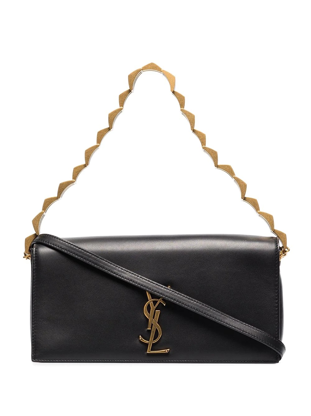 black Kate 99 baguette leather shoulder bag - 1