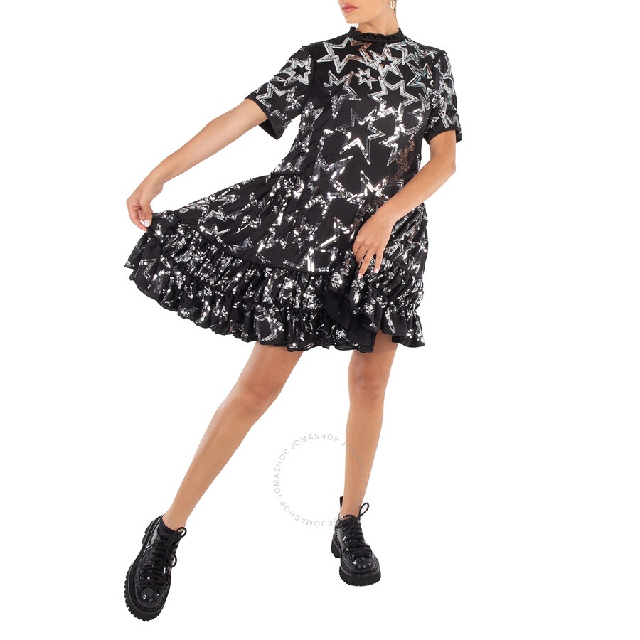 Rabanne Star Motif Sequin-Embellished Dress, Brand Size 36 (US Size 4) - 5
