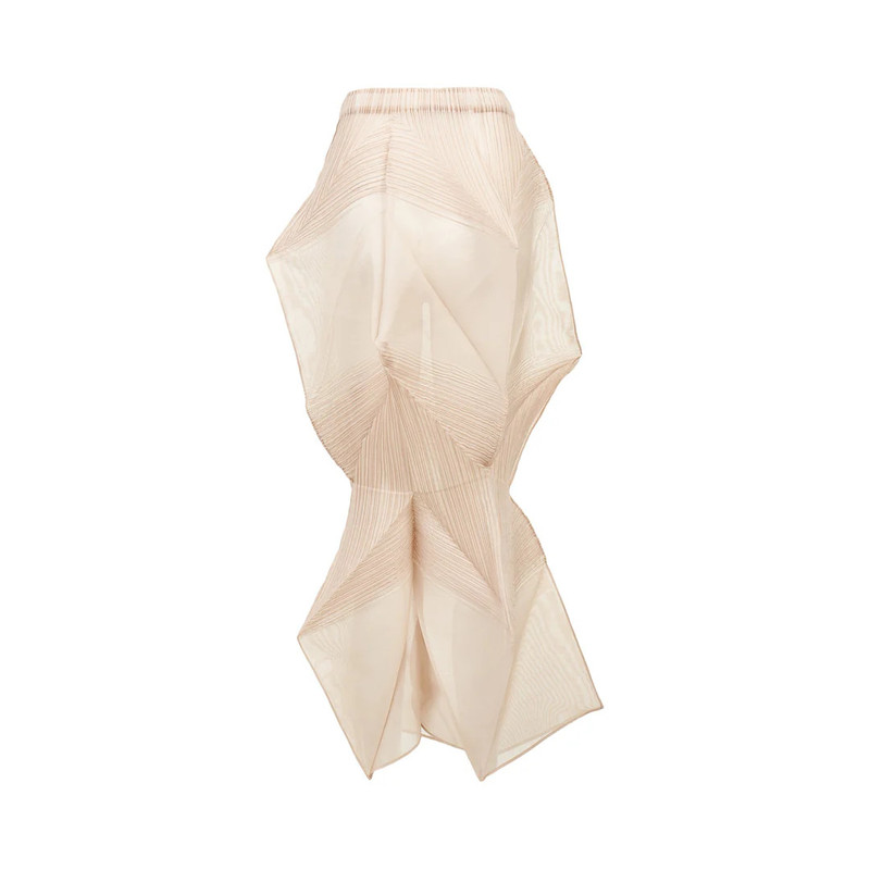 ISSEY MIYAKE Shade And Shaded Pleated Skirt outlook