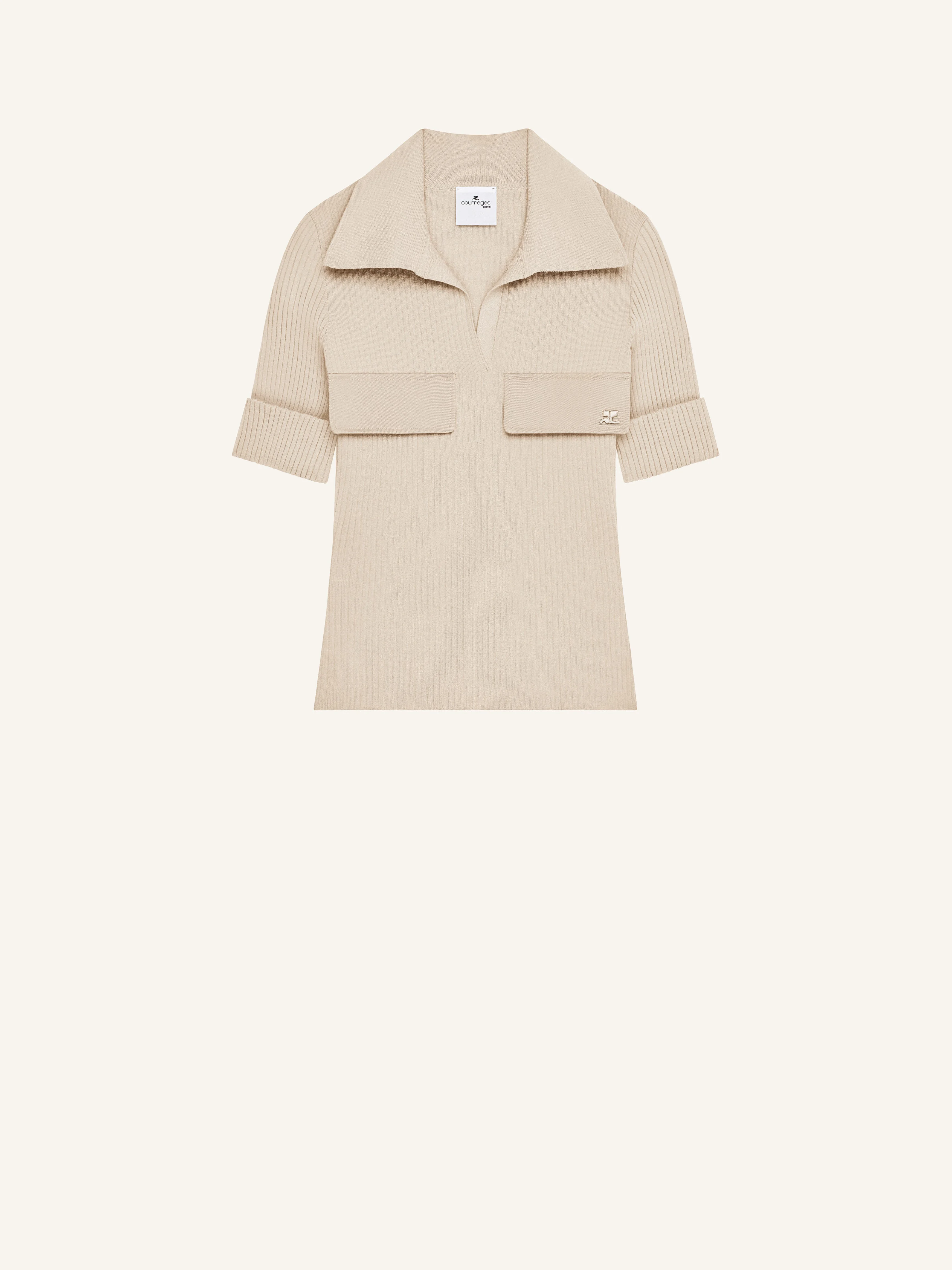 RIBBED POLO - 1