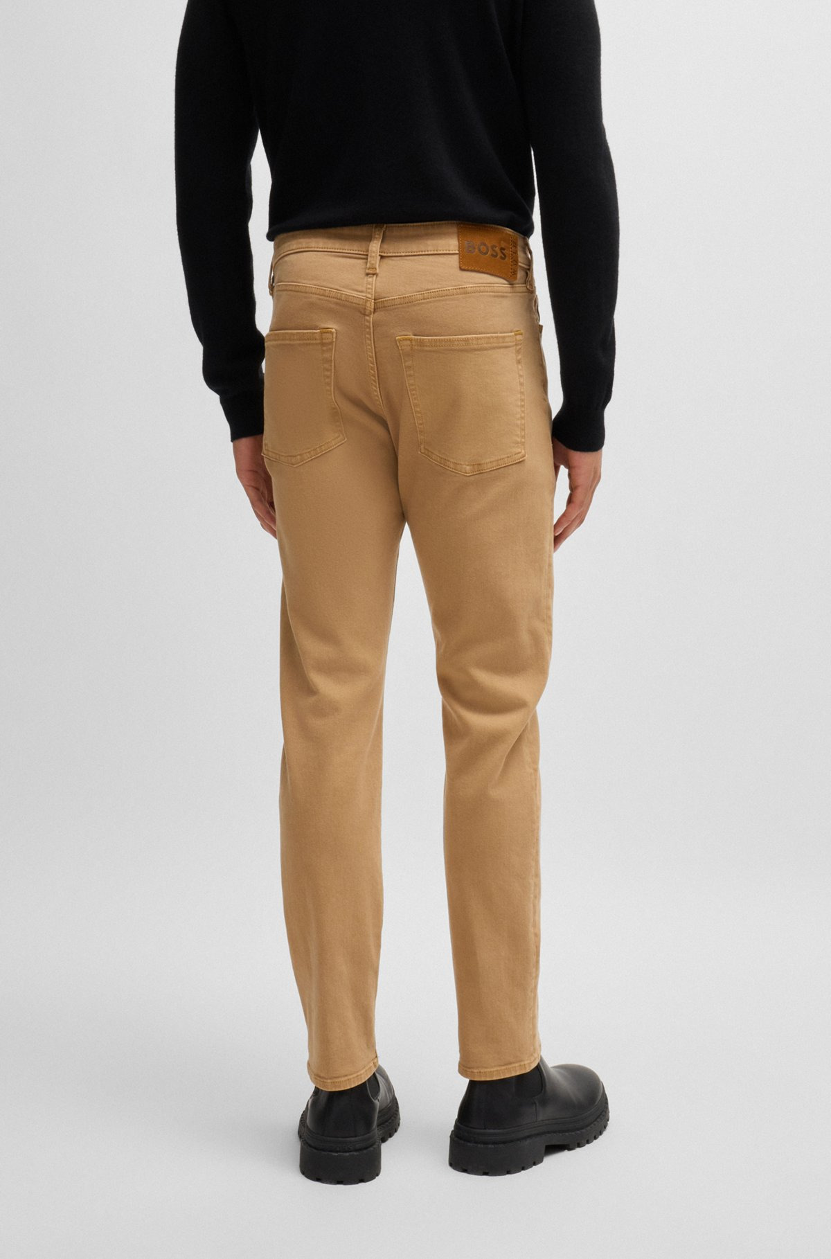 SLIM-FIT JEANS IN COMFORT-STRETCH DENIM - 4
