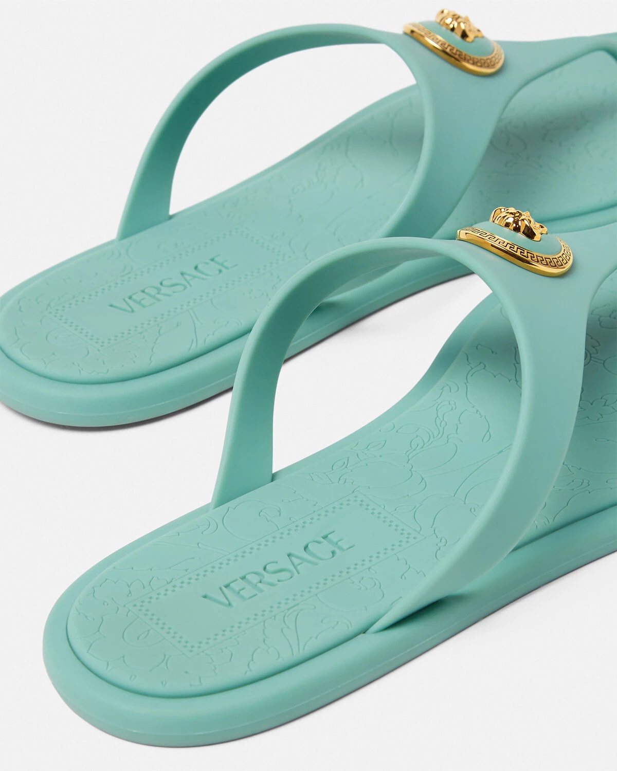 Alia Flat Rubber Sandals - 5