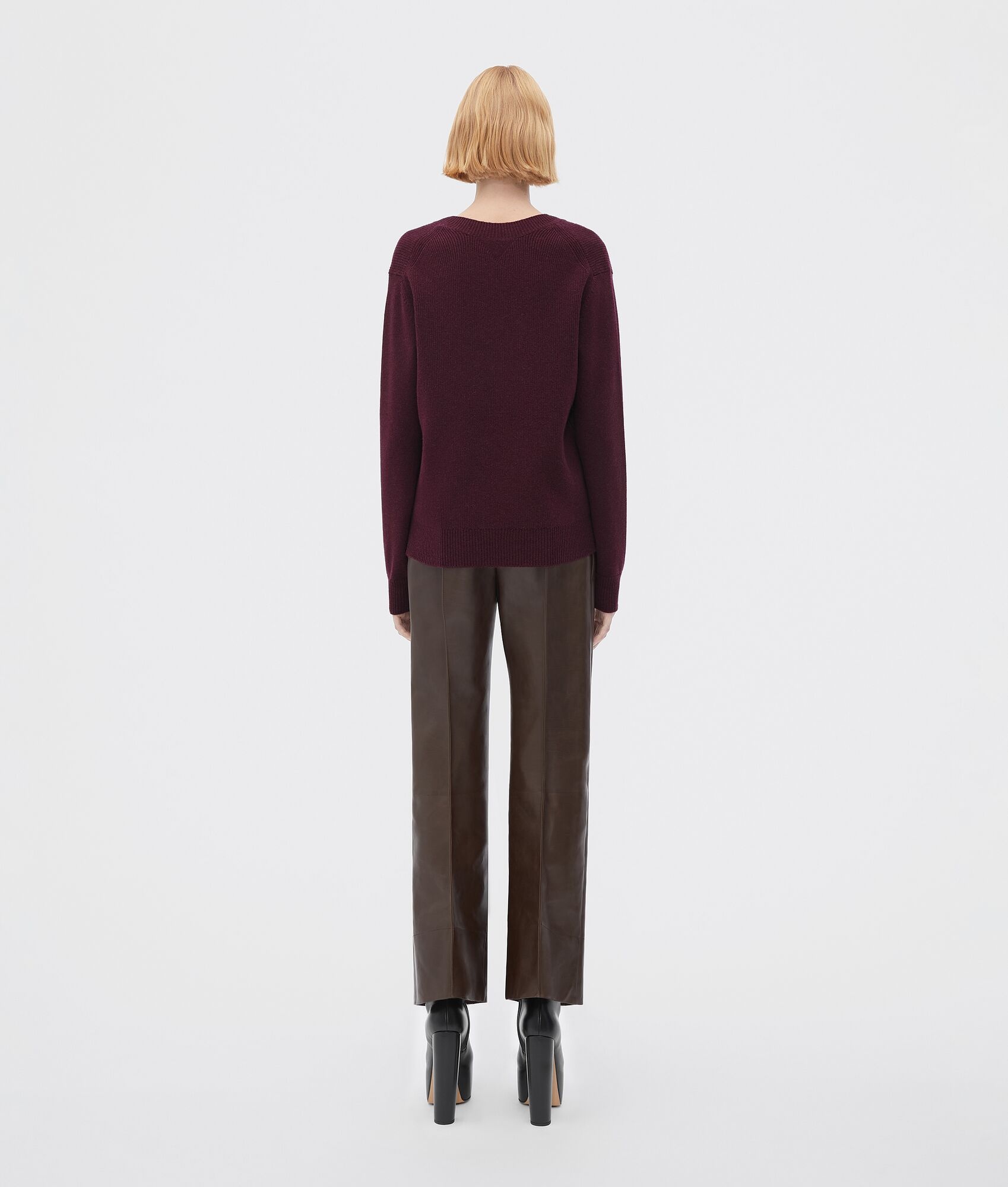 medium weight compact cashmere jumper - 3