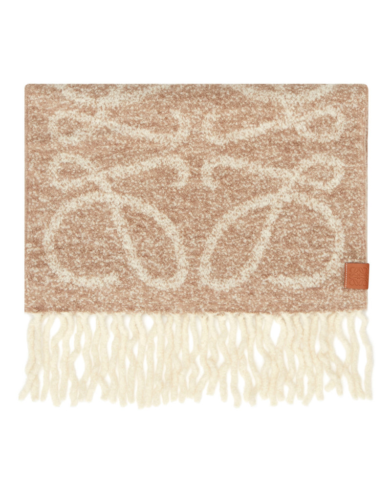 Loewe Beige Anagram Scarf outlook