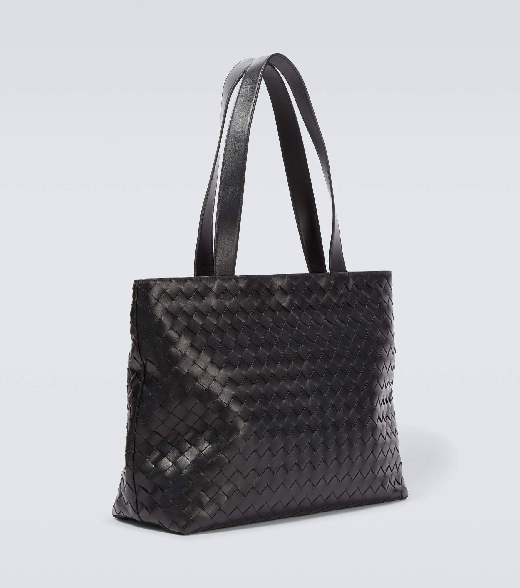 Intrecciato Small leather tote bag - 5