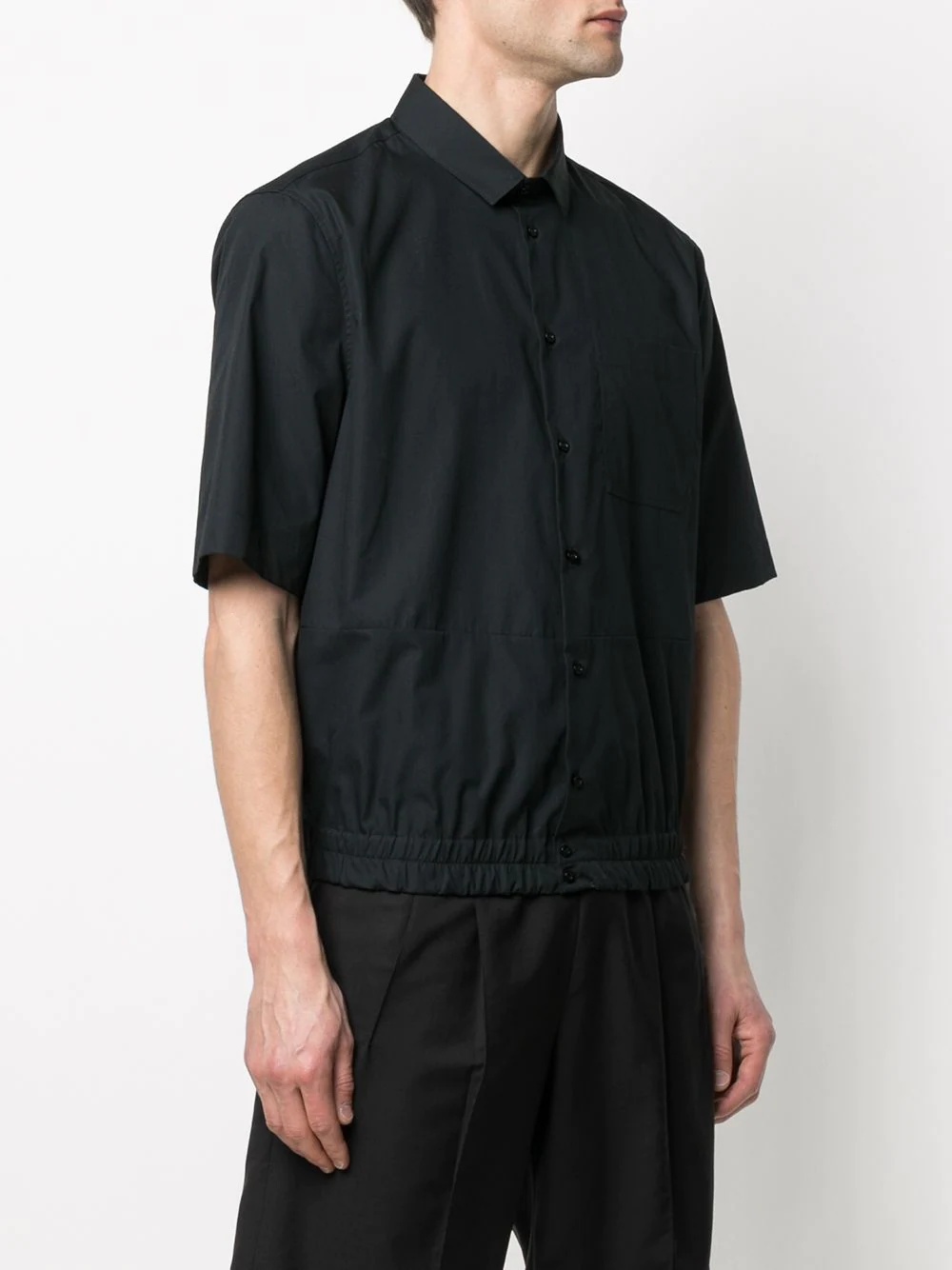 elasticated hem shirt - 3