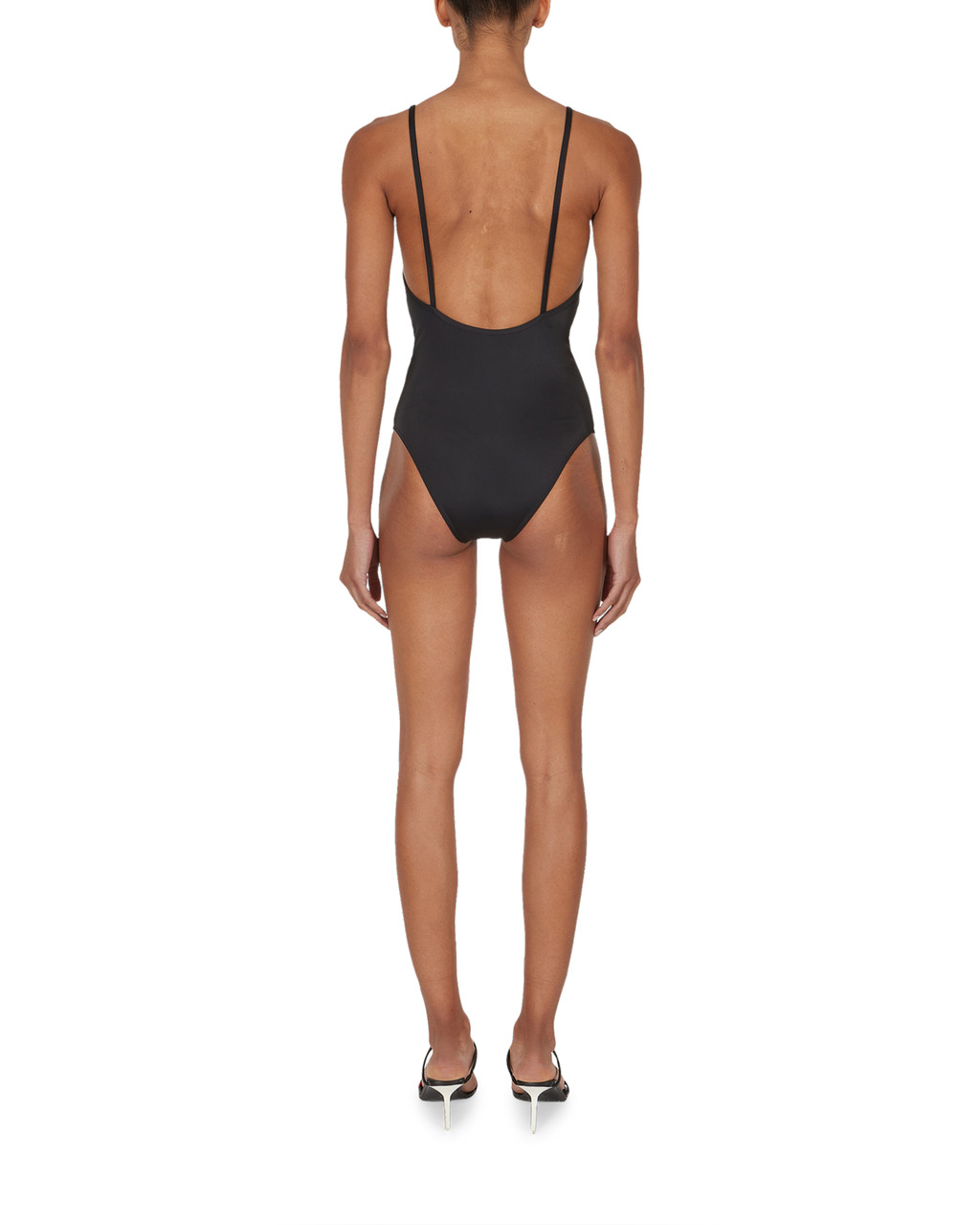 LOGO BUCKLE BATHING SUIT - 5