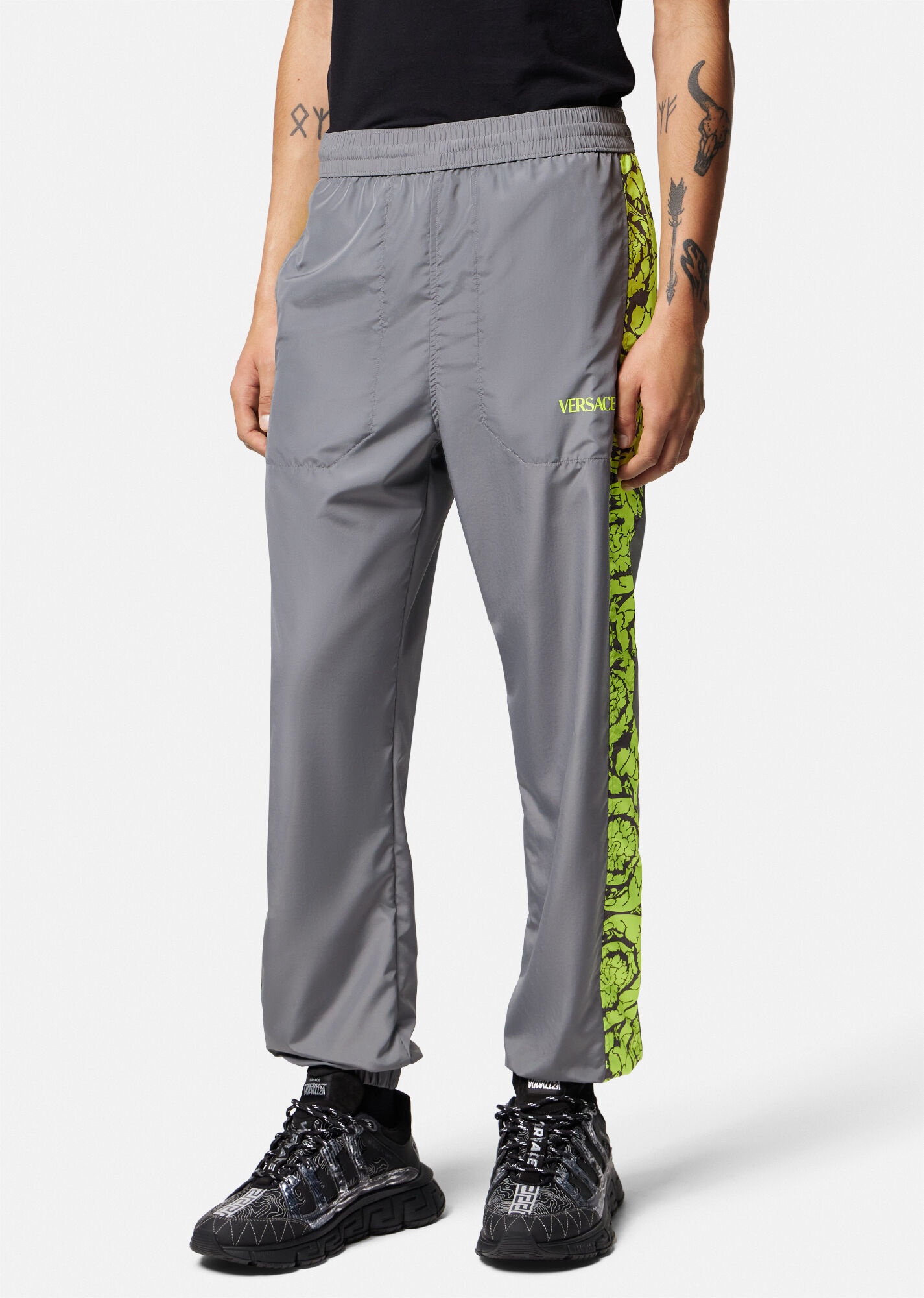 Barocco Silhouette Gym Tracksuit Pants - 3