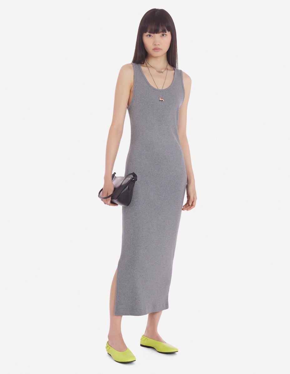 Maison Kitsuné BABY FOX RIBBED TANK DRESS | REVERSIBLE