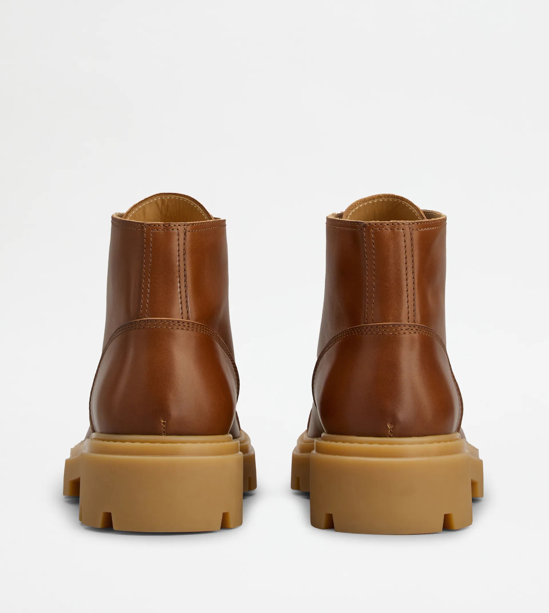 TOD'S ANKLE BOOTS IN LEATHER - BROWN - 2