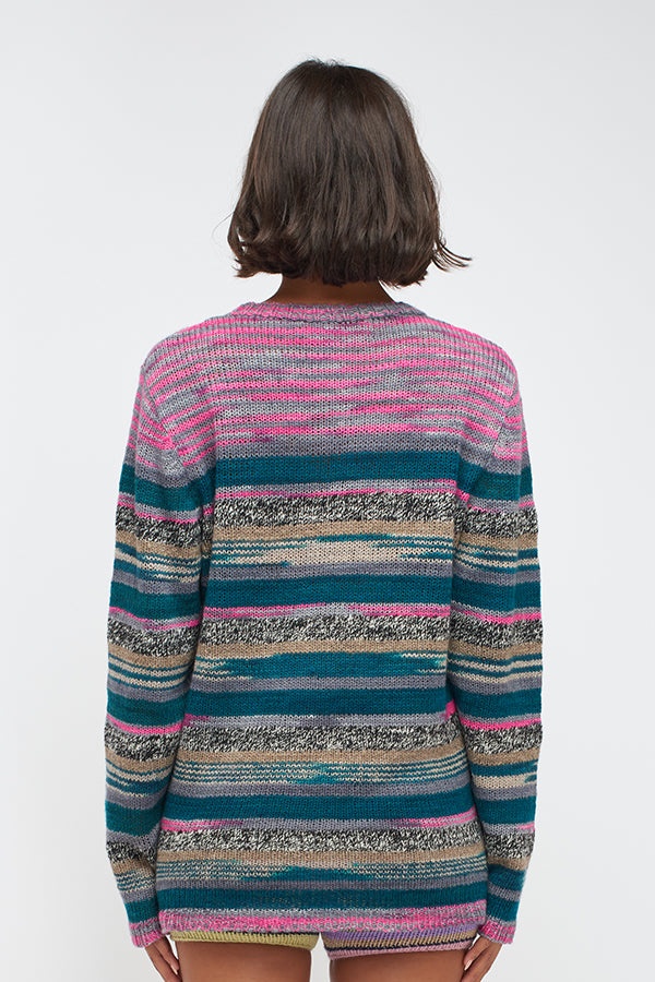 HANDSPUN HAZY PICASSO CREW - 4