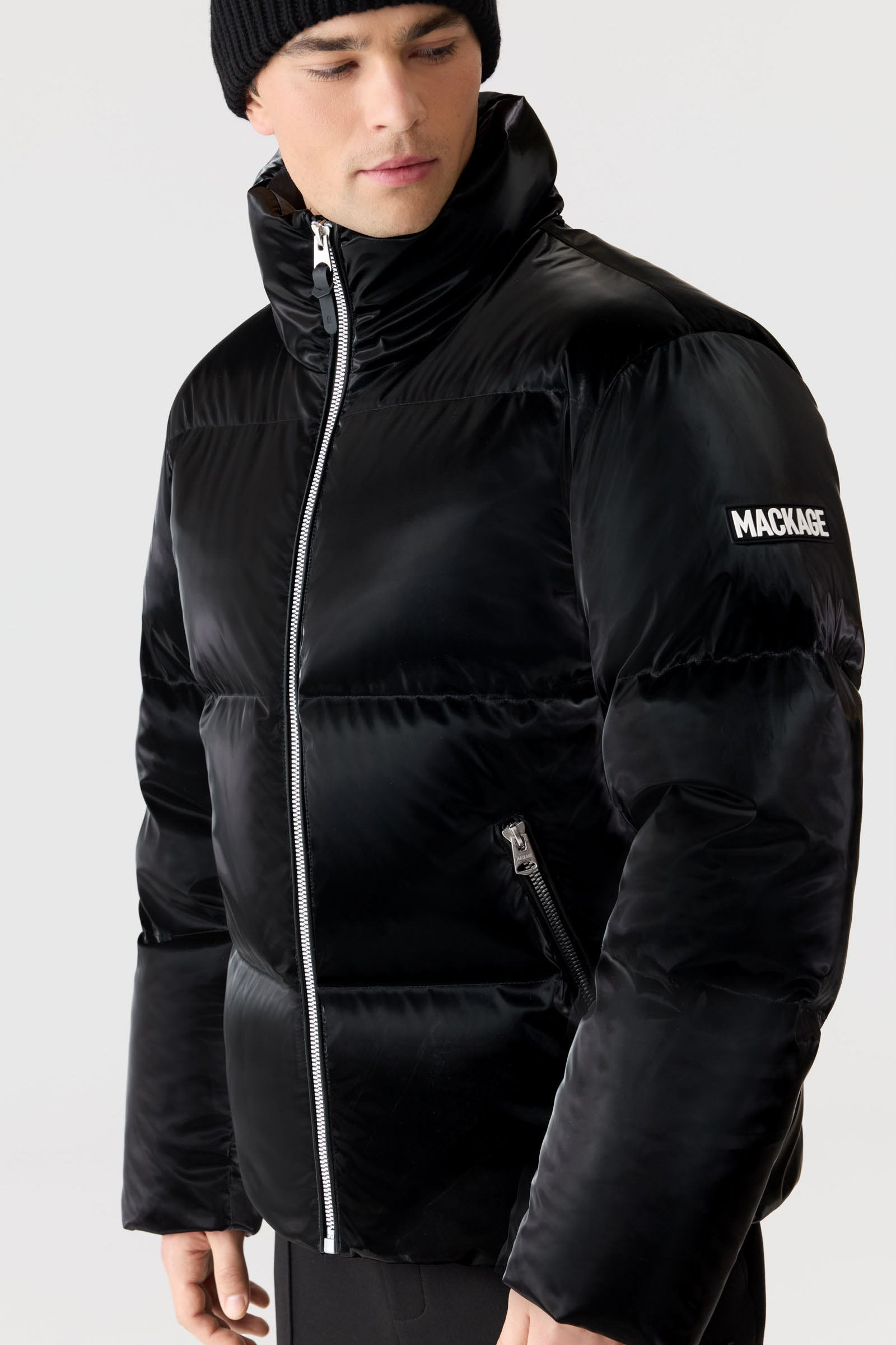 KENT-GLO High-Gloss Hooded Down Jacket - 5