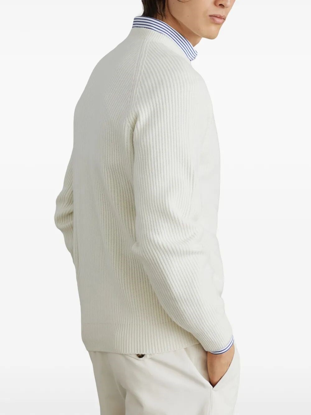 English Rib Knit Sweater - 3