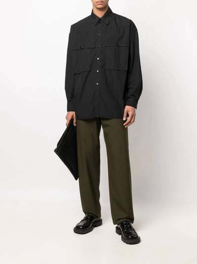 Lemaire flap-pocket cotton shirt outlook