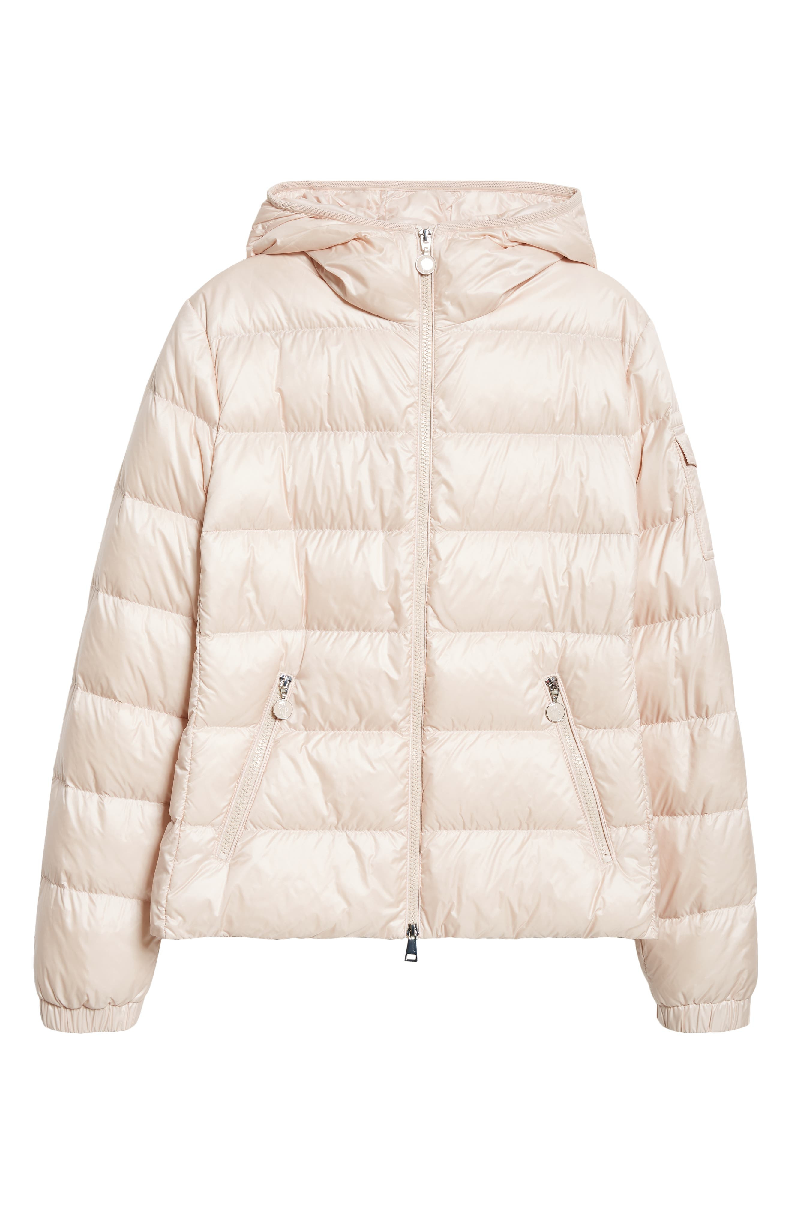 Moncler Gles Hooded Down Jacket in Pink at Nordstrom - 6