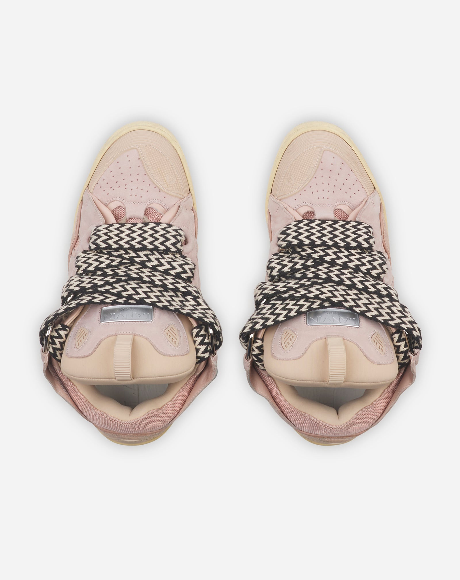 LEATHER CURB SNEAKERS - 3