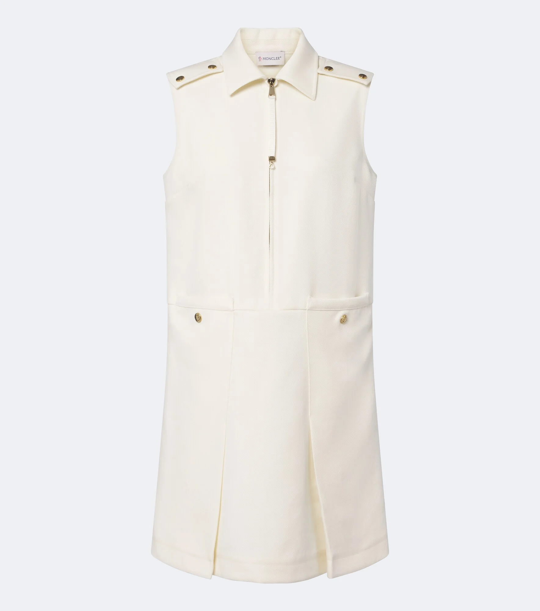 Virgin wool gabardine shirt dress - 1