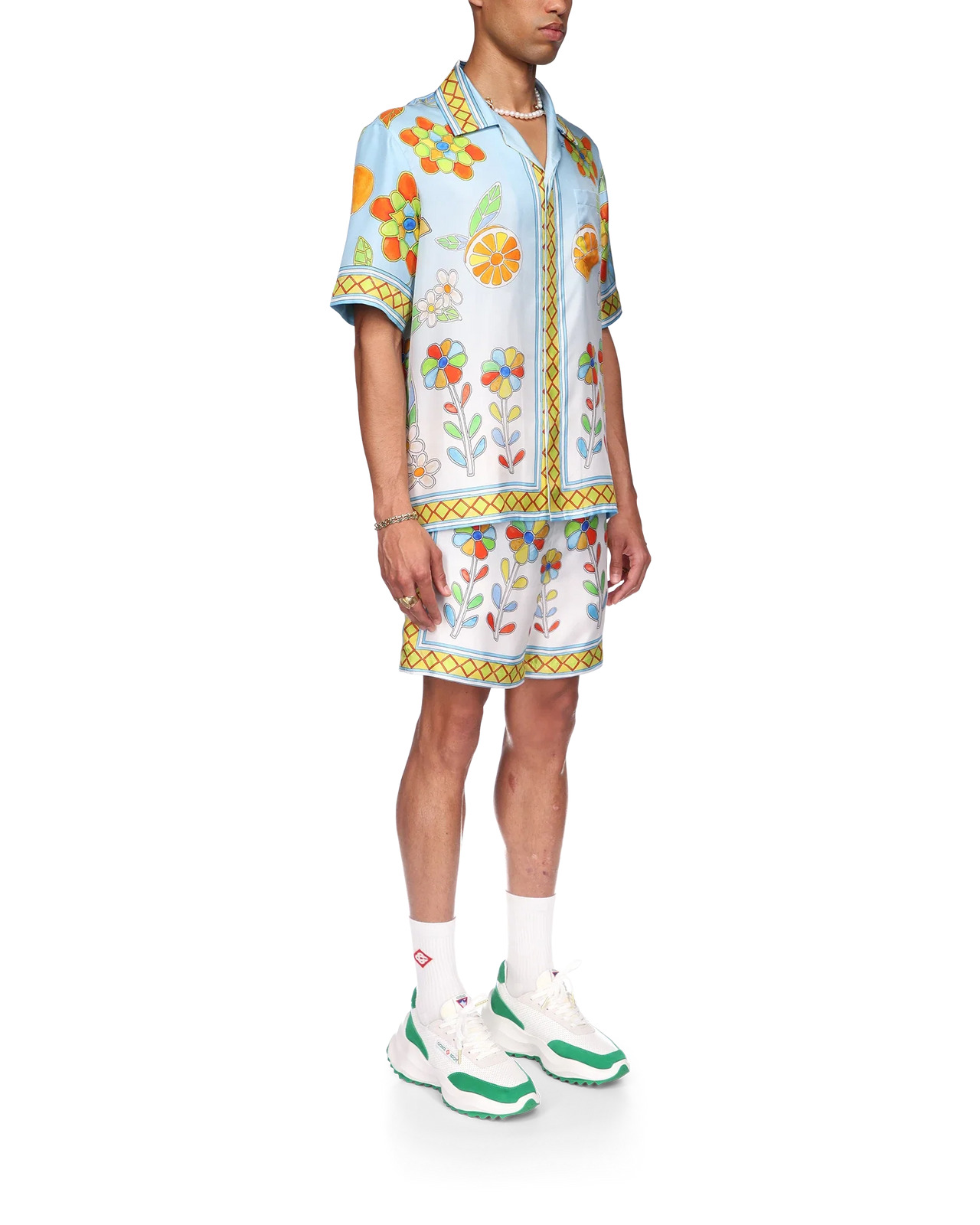 Yoruba Flowers Silk Shirt - 3
