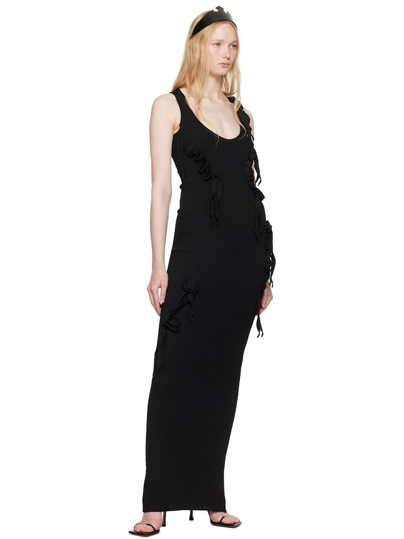 COPERNI Black Knitted Ribbon Long Tank Maxi Dress outlook