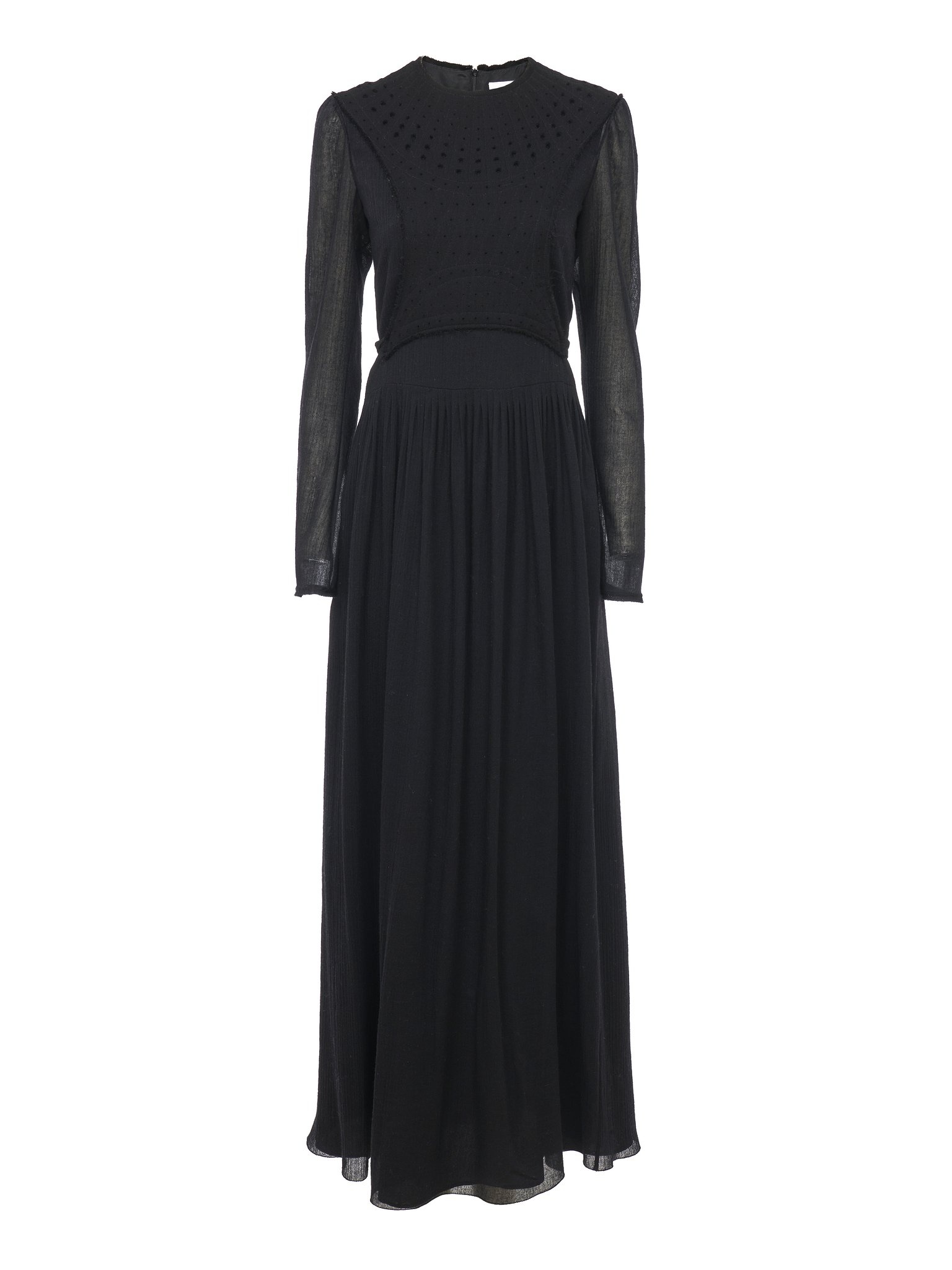BELTED LONG DRESS - 1