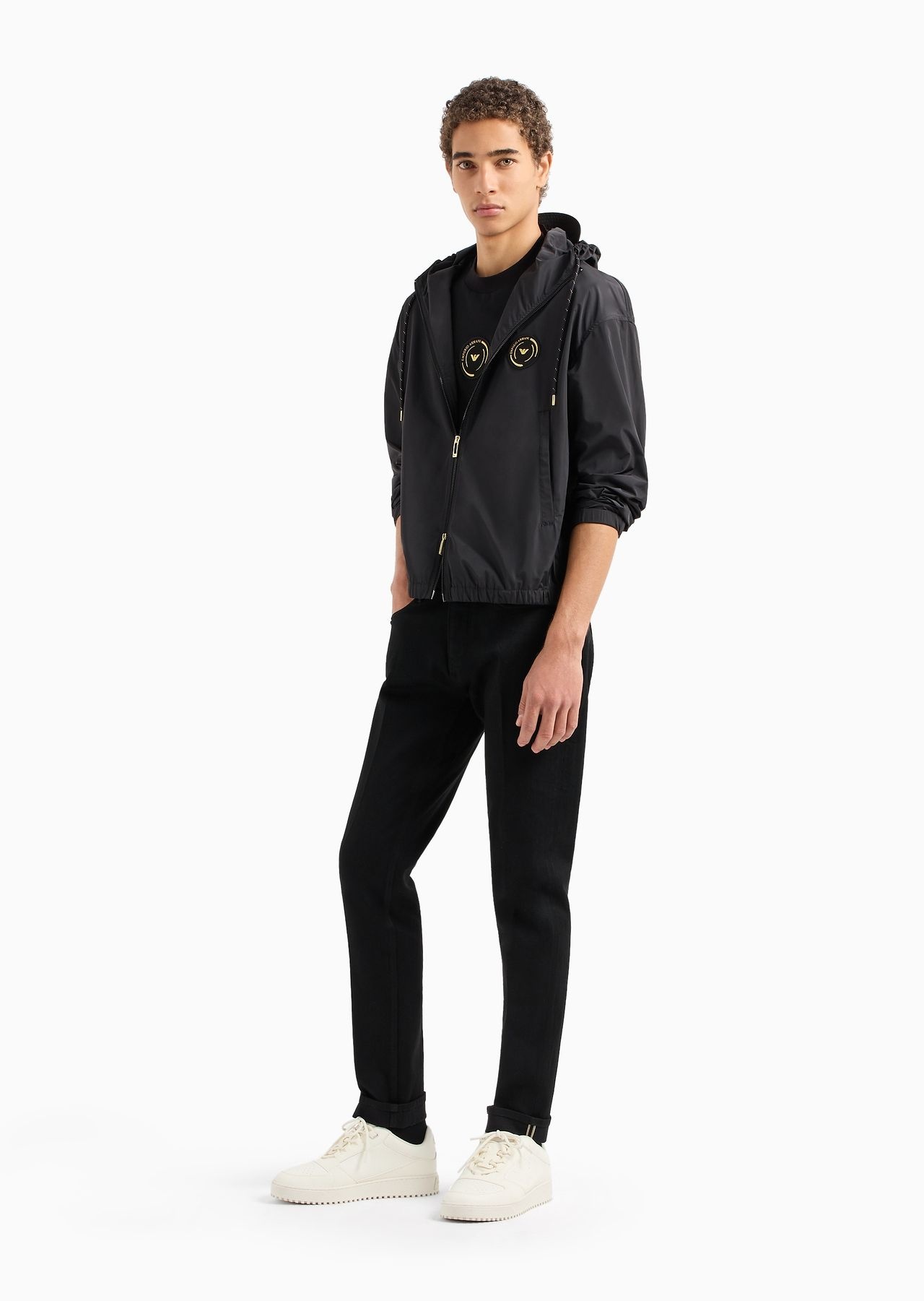 J75 slim-fit denim jeans with all-over Ramadan capsule collection rhinestones - 4