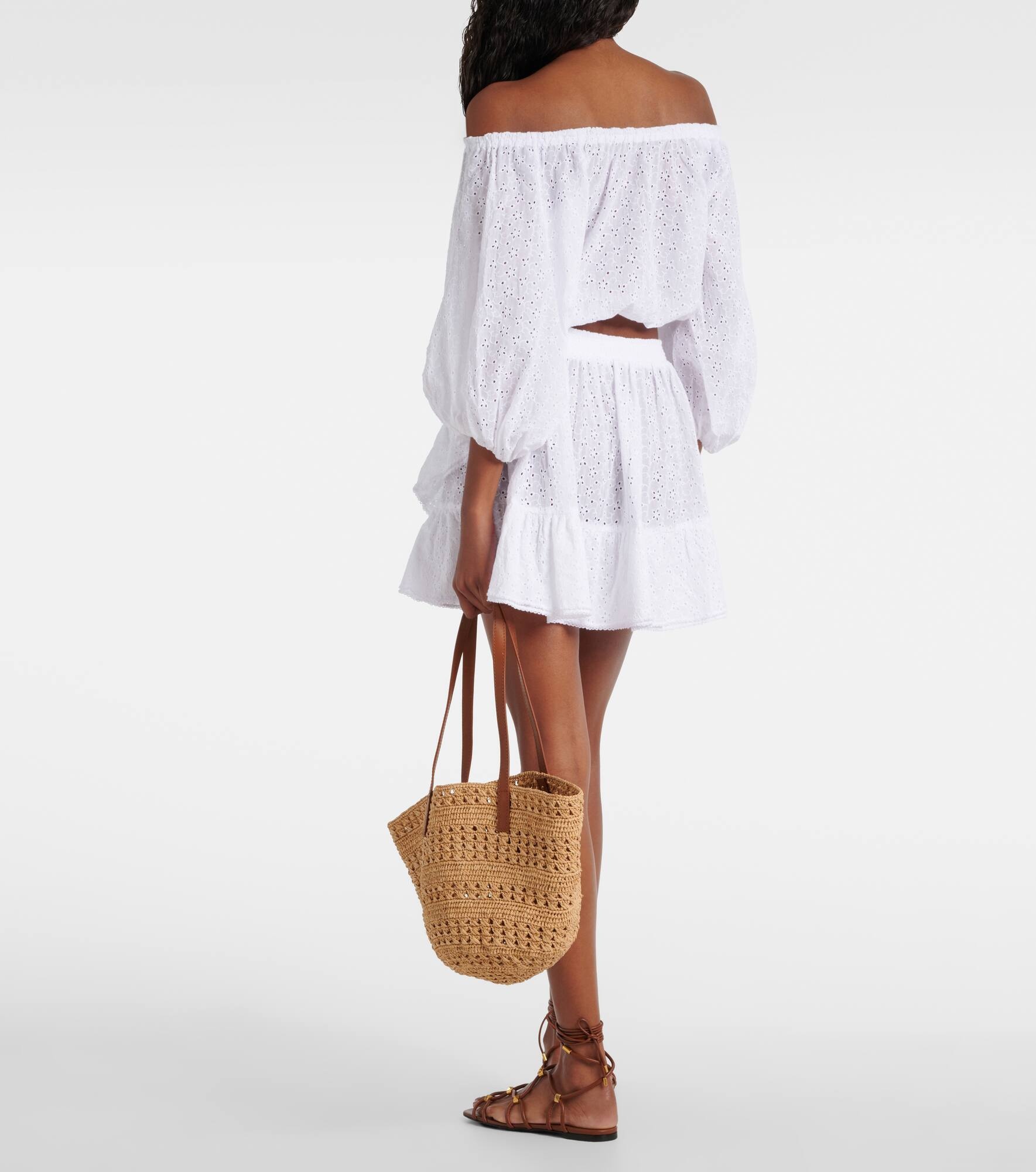 Bova broderie anglaise cotton top - 3