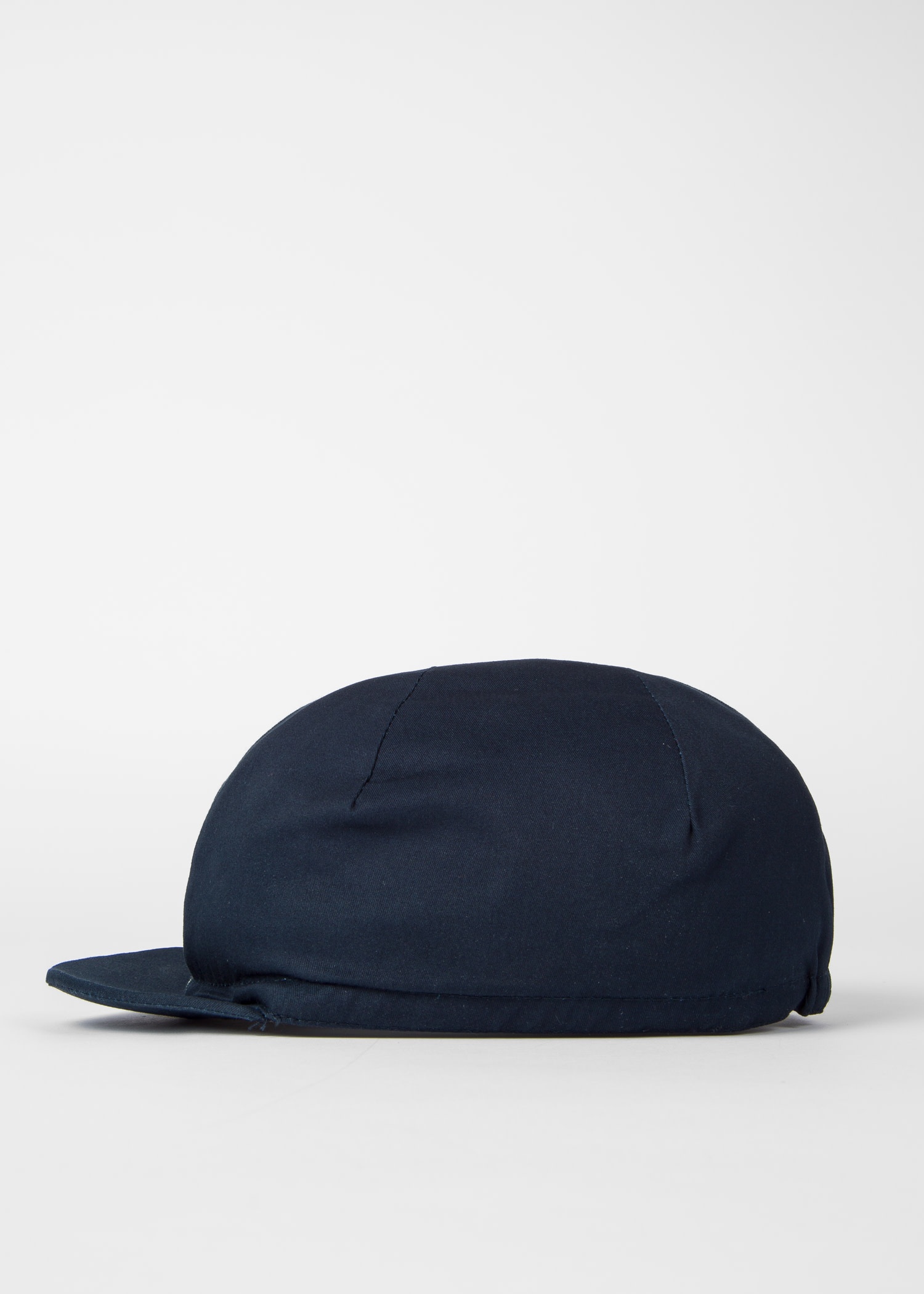 Navy Cotton Cycling Cap With 'Artist Stripe' Webbing - 5