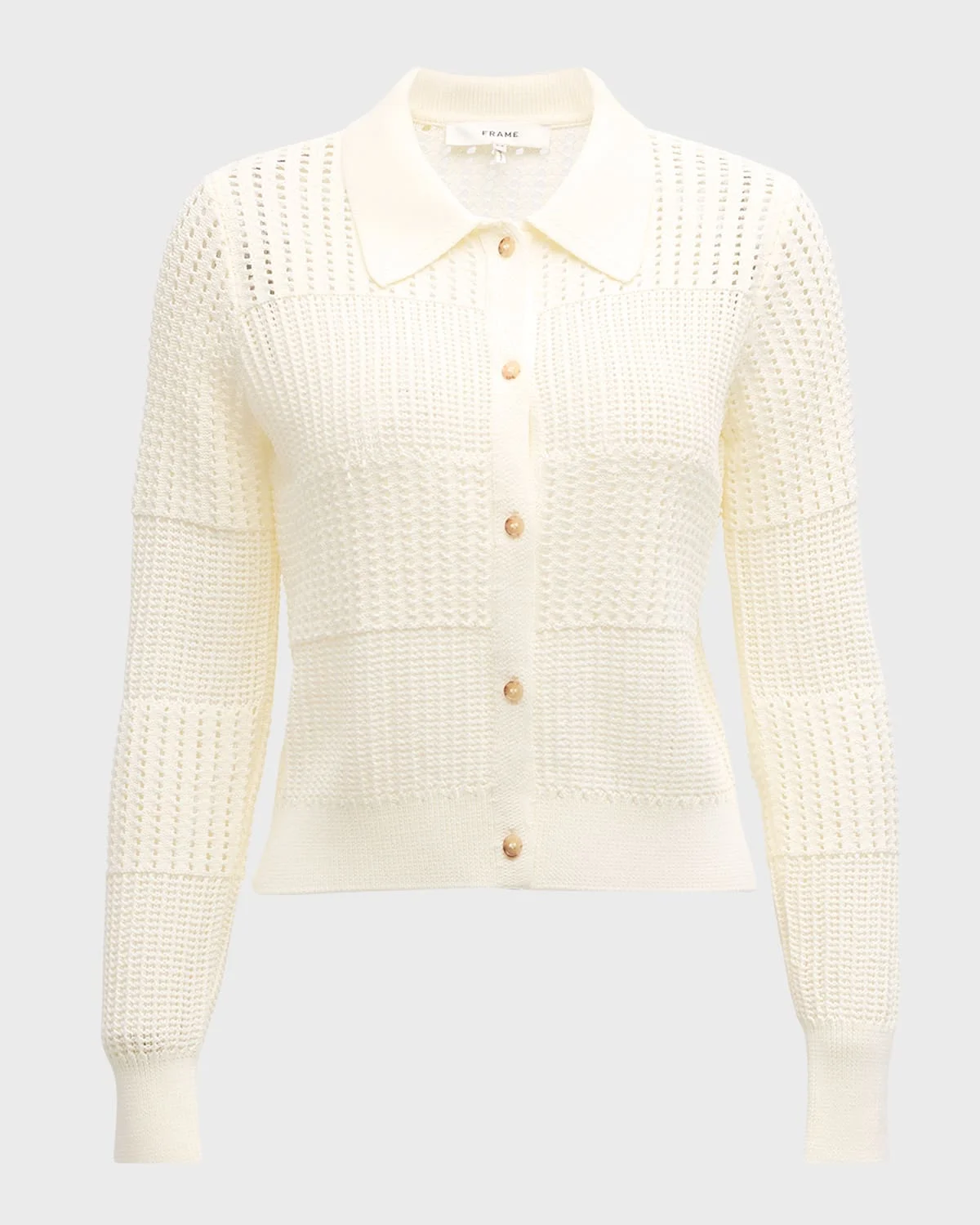 Shrunken Crochet Cardigan - 1